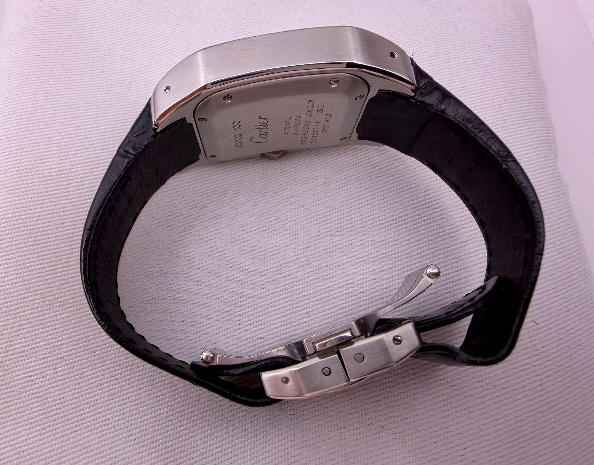 Case #415 — Cartier Santos 100 White Dial Ref. 2878