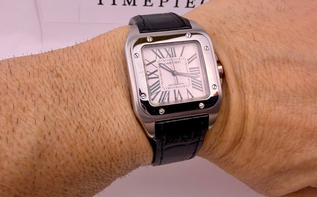 Case #415 — Cartier Santos 100 White Dial Ref. 2878