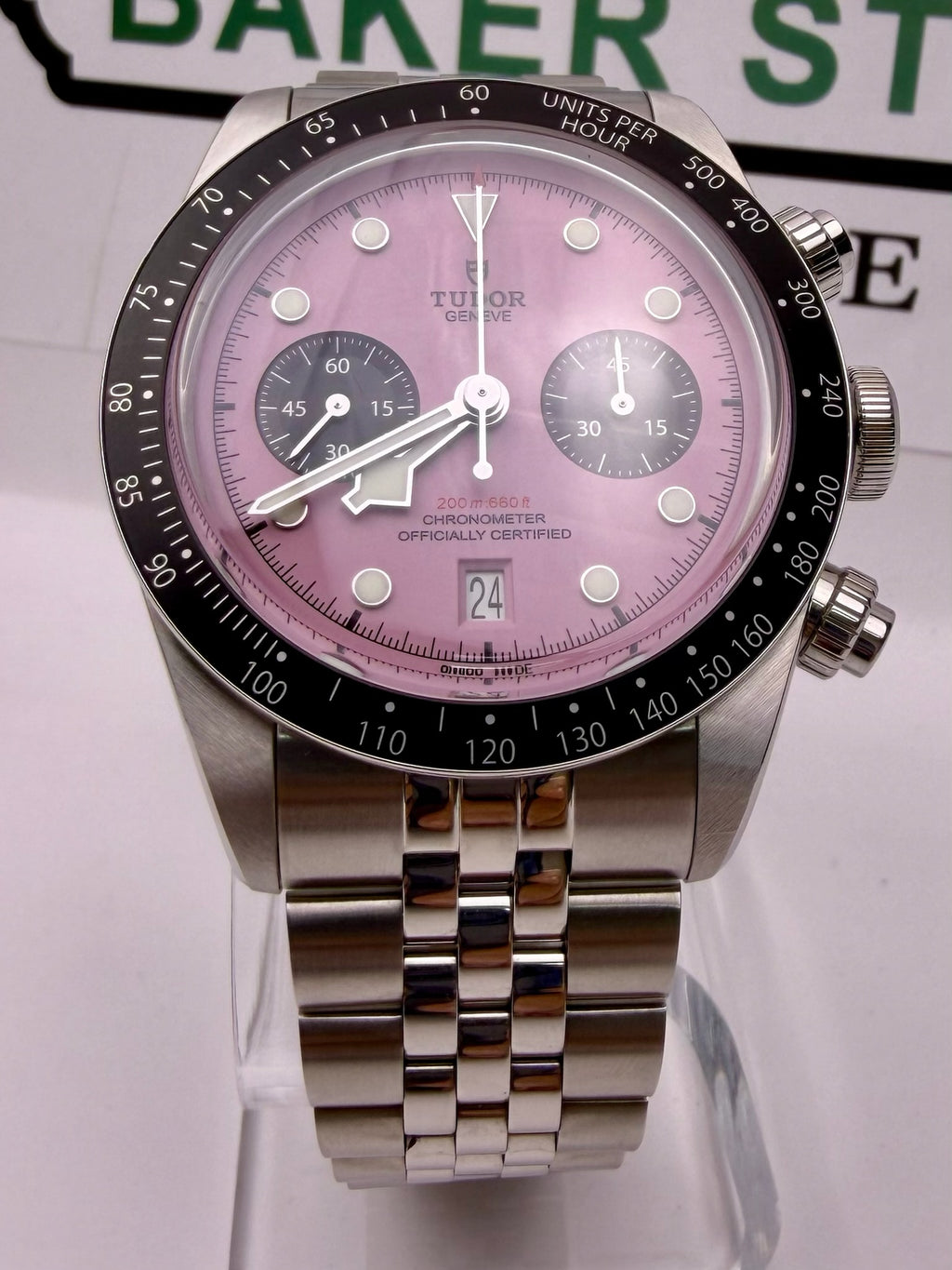 Case #395 — Tudor Black Bay Chronograph “Pink Flamingo” Ref. M79360N