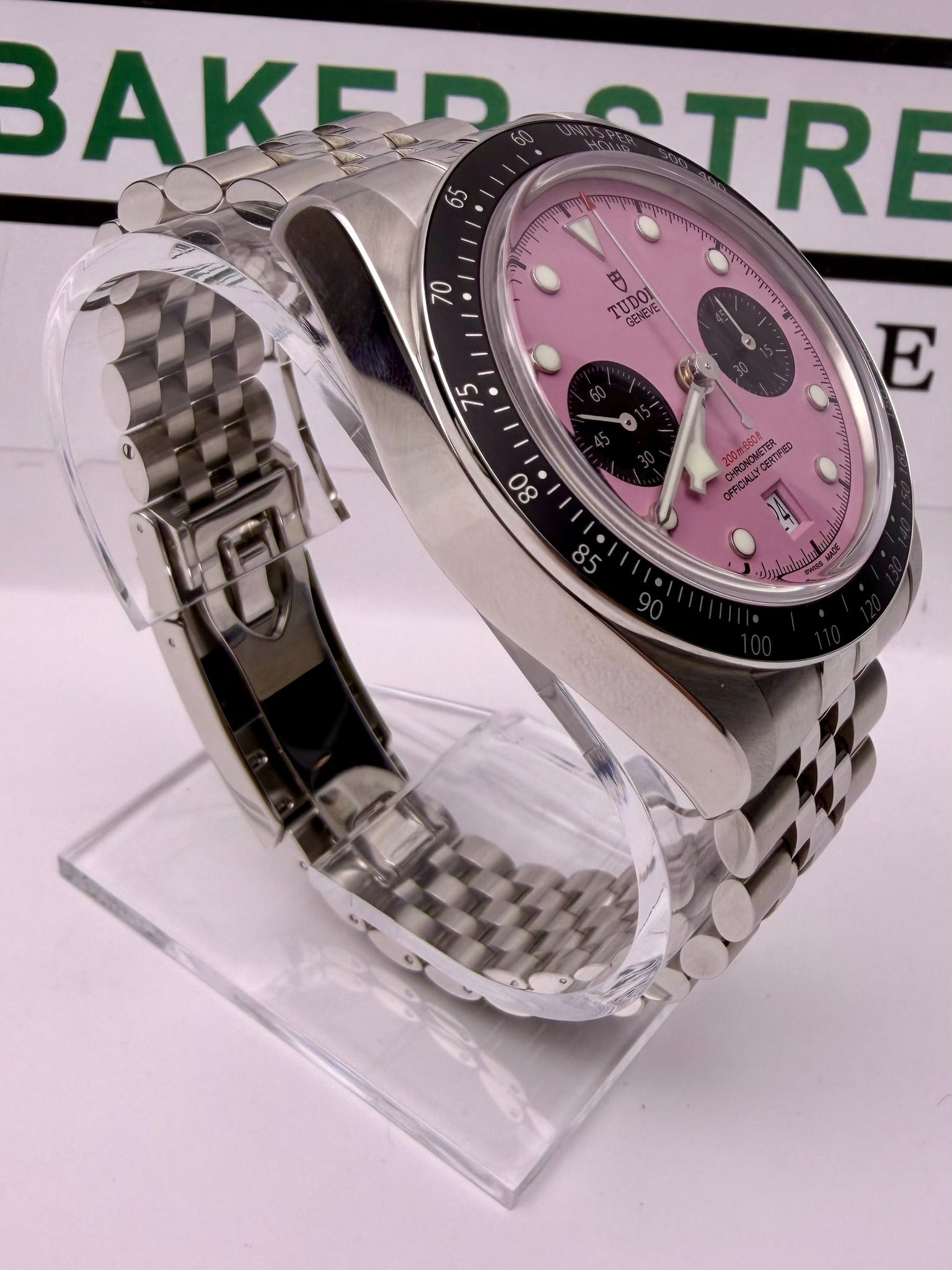 Case #395 — Tudor Black Bay Chronograph “Pink Flamingo” Ref. M79360N