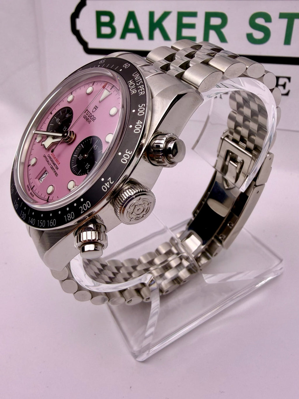 Case #395 — Tudor Black Bay Chronograph “Pink Flamingo” Ref. M79360N