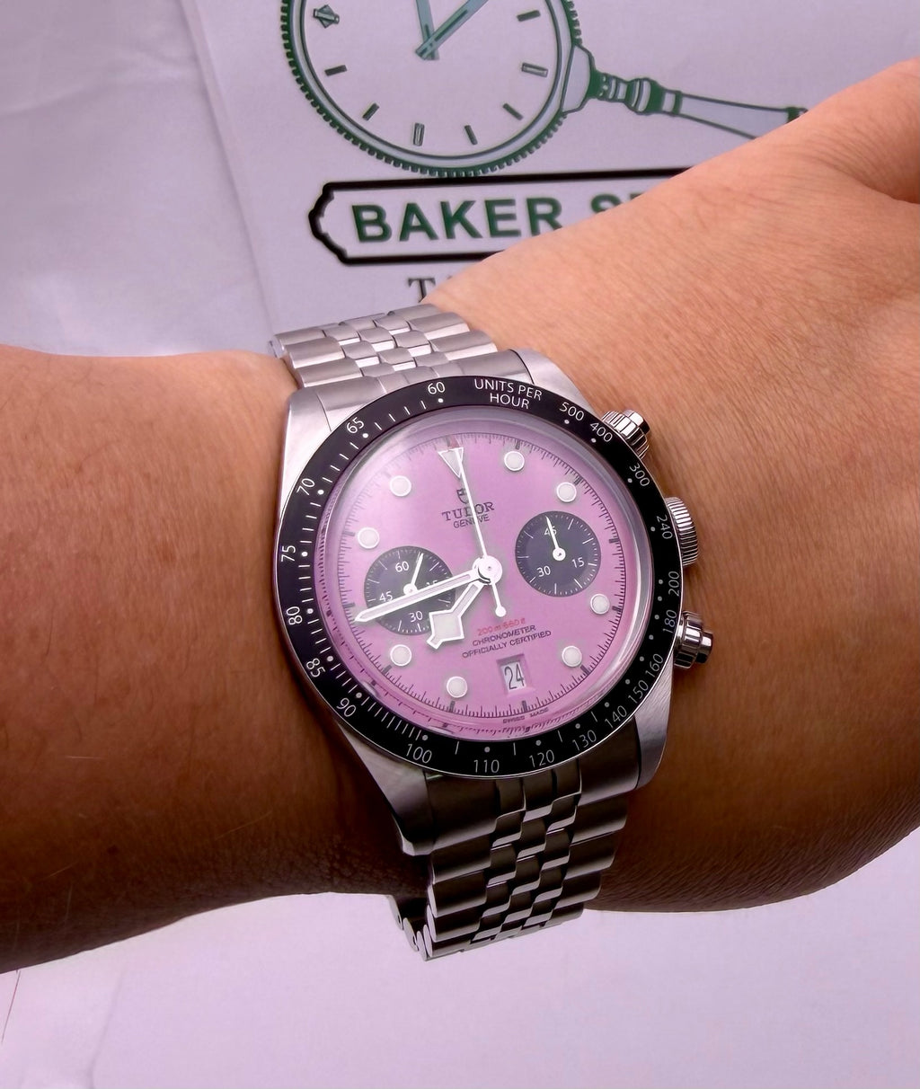 Case #395 — Tudor Black Bay Chronograph “Pink Flamingo” Ref. M79360N