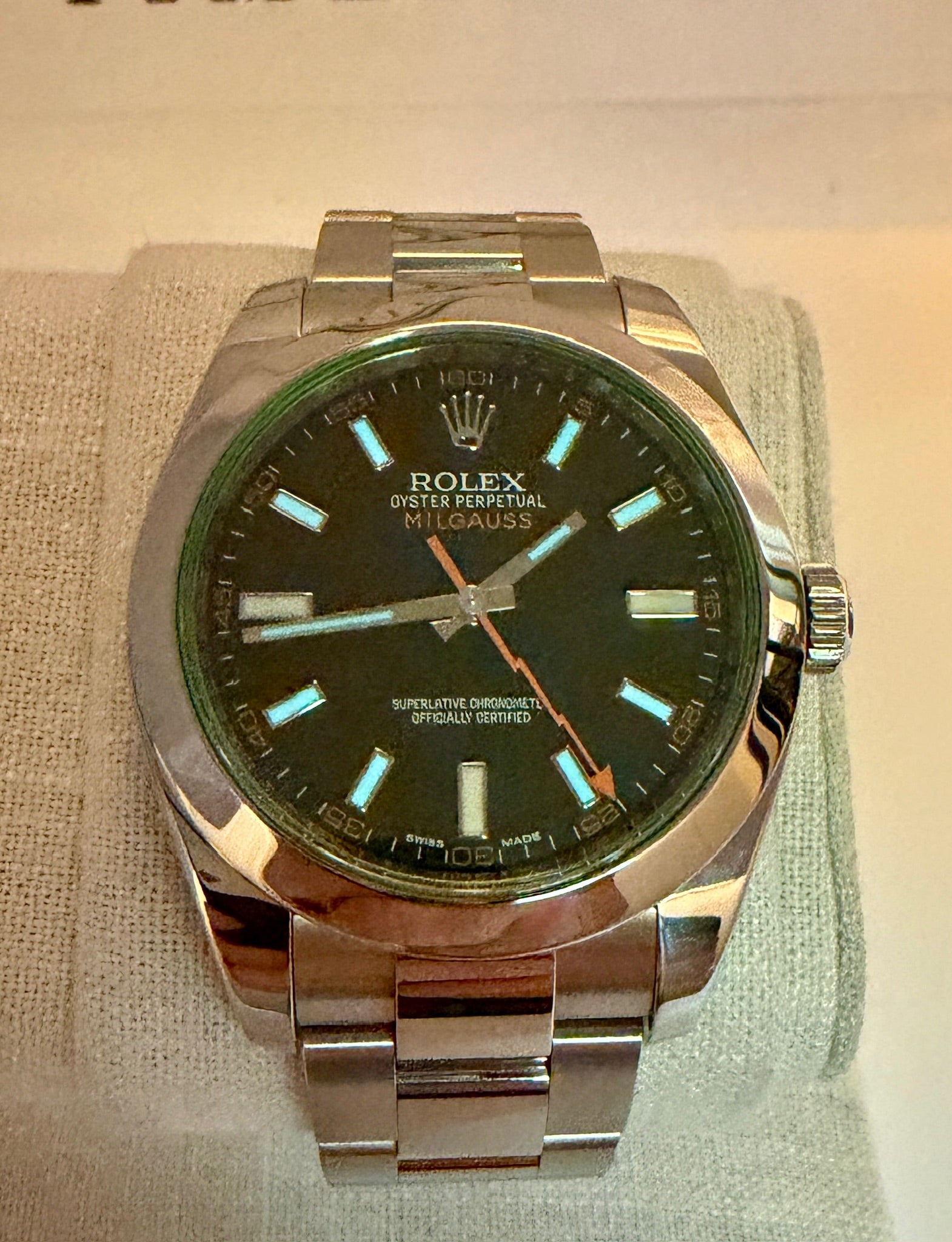 Case #433 — Rolex Milgauss Ref. 116400GV