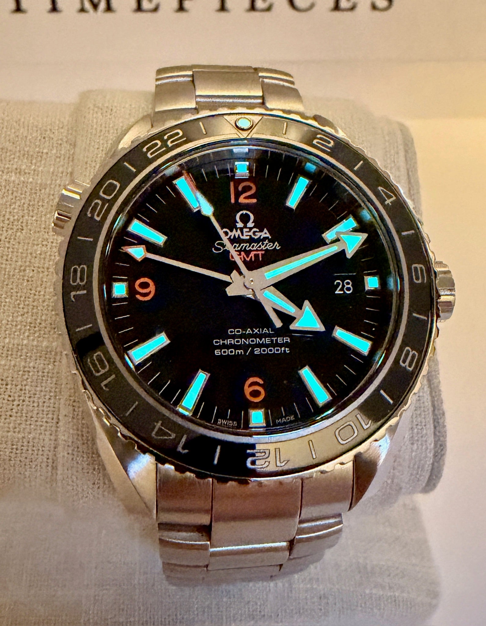 Case #412 — Omega Seamaster Planet Ocean GMT Black Ref. 232.30.44.22.01.002