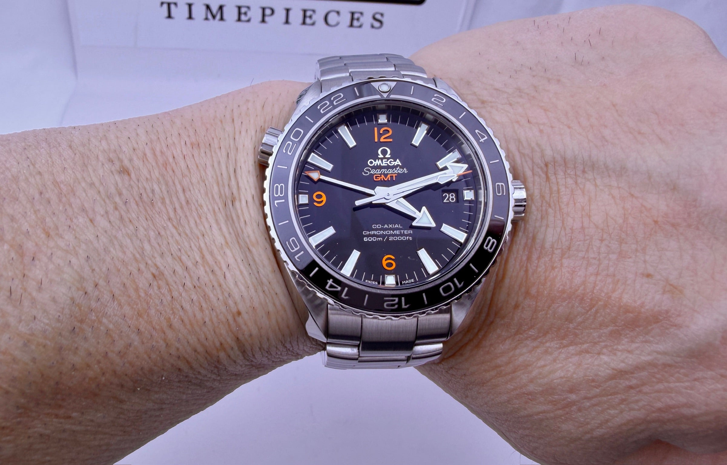 Case #412 — Omega Seamaster Planet Ocean GMT Black Ref. 232.30.44.22.01.002