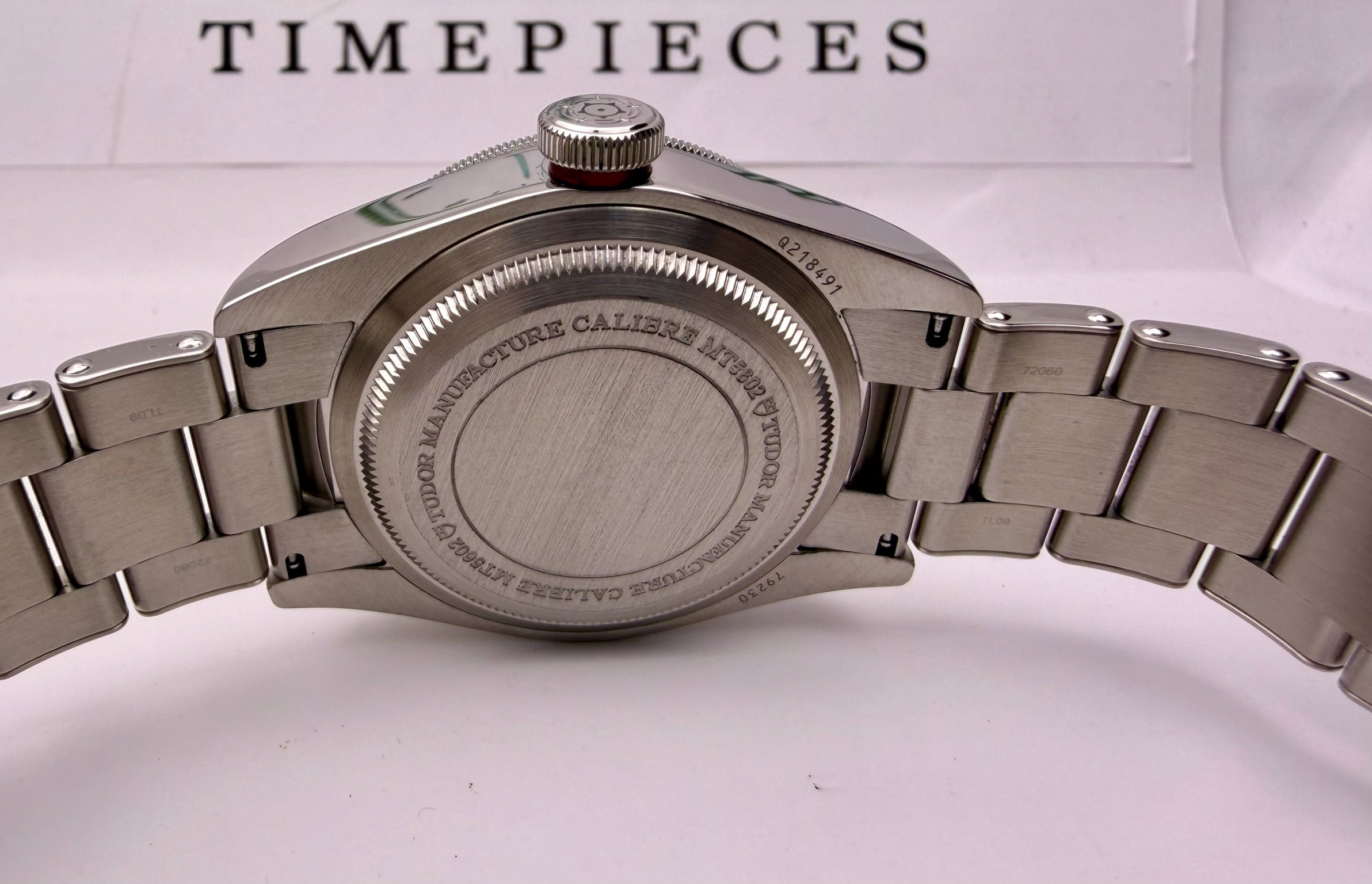 Case #401 — Tudor Black Bay Heritage Burgundy on Oyster Ref. 79230R