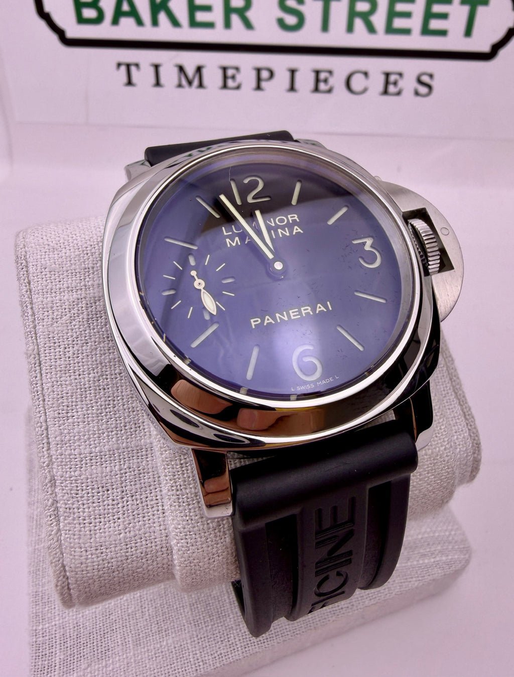 Case #413 — Panerai Luminor Black on Black Rubber Ref. PAM00111