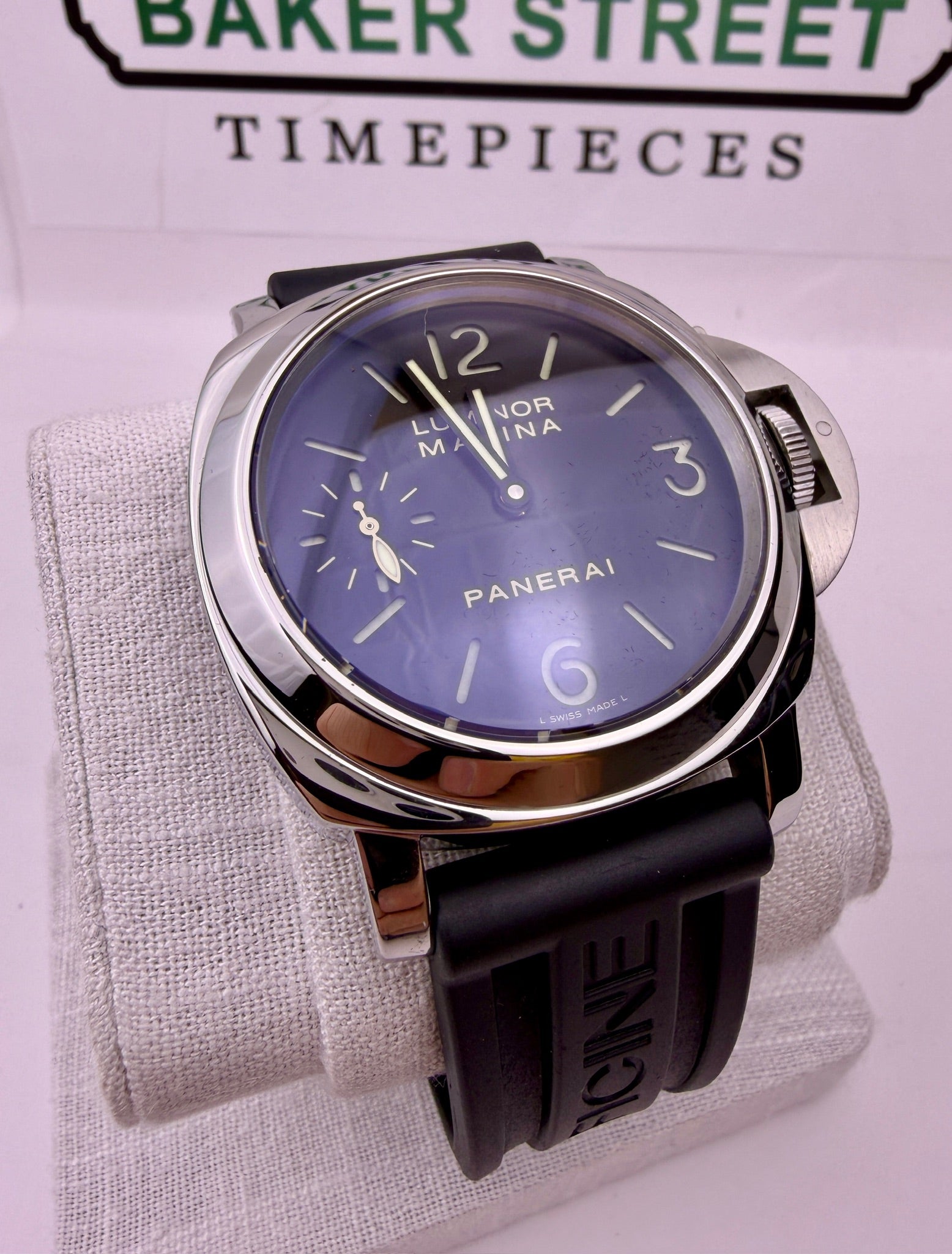 Case #413 — Panerai Luminor Black on Black Rubber Ref. PAM00111