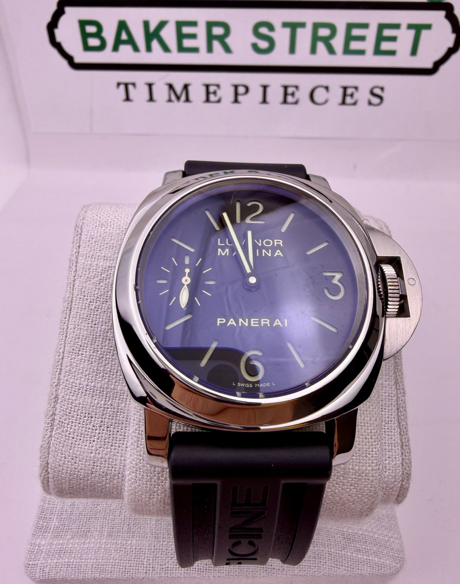 Case #413 — Panerai Luminor Black on Black Rubber Ref. PAM00111