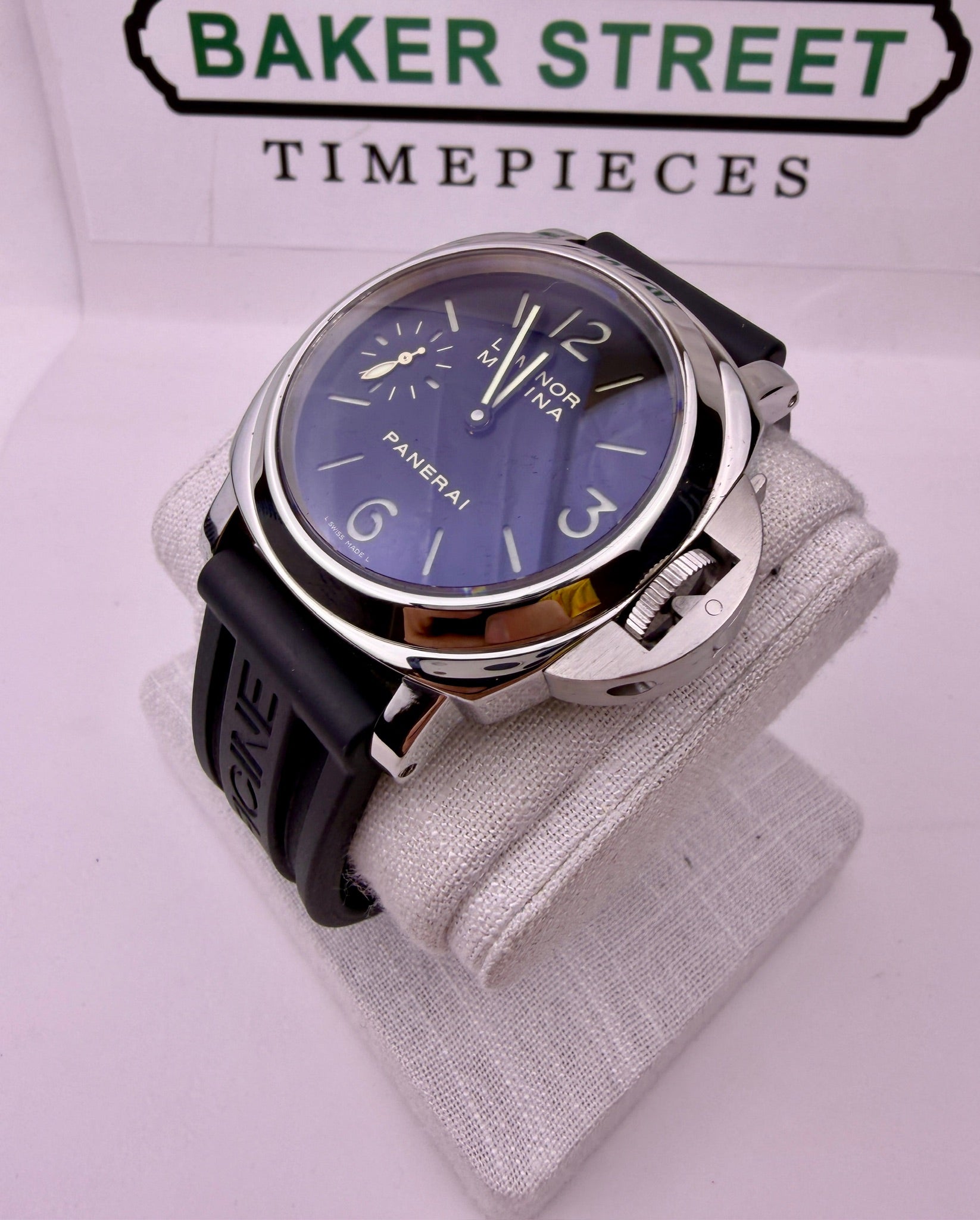 Case #413 — Panerai Luminor Black on Black Rubber Ref. PAM00111