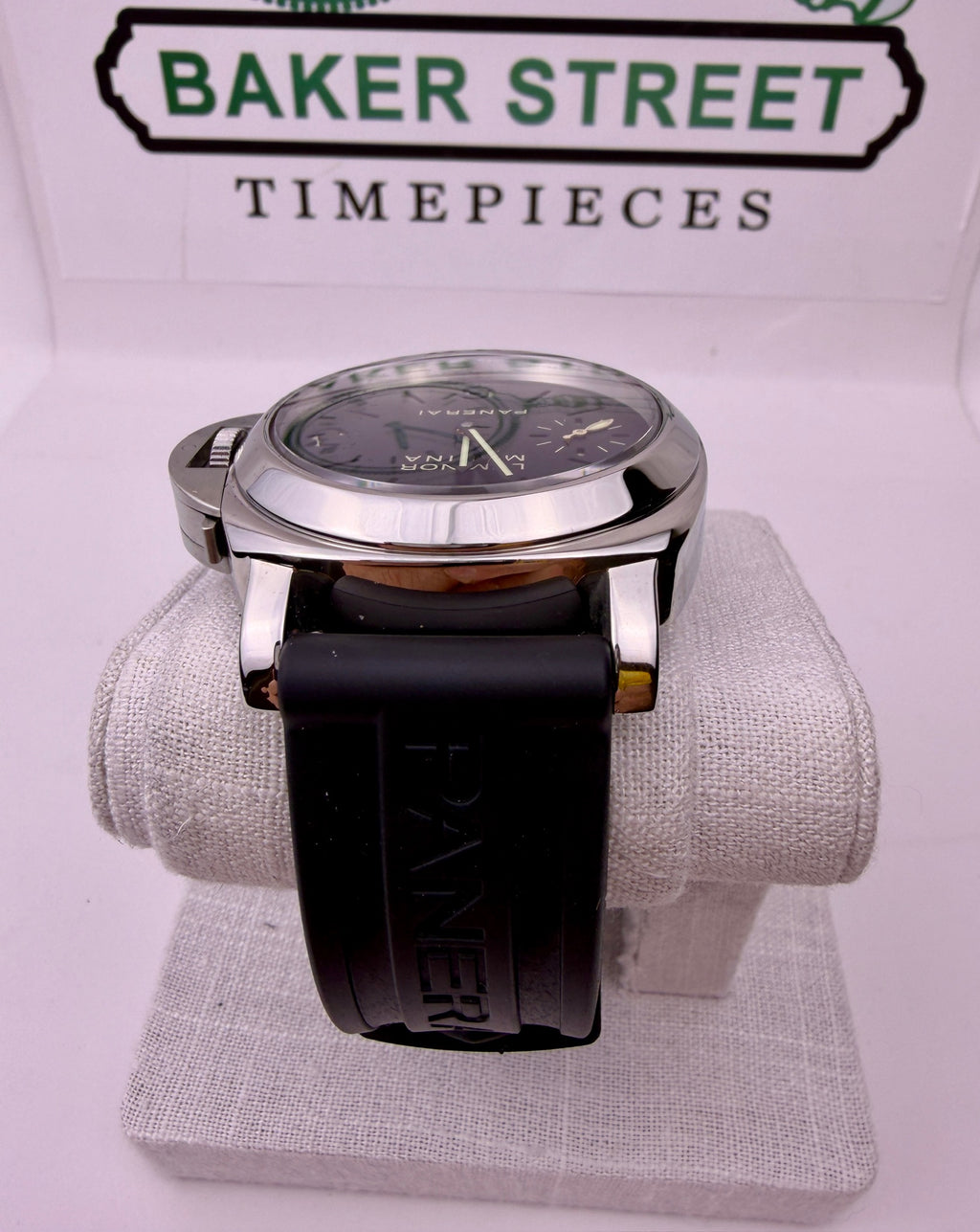 Case #413 — Panerai Luminor Black on Black Rubber Ref. PAM00111
