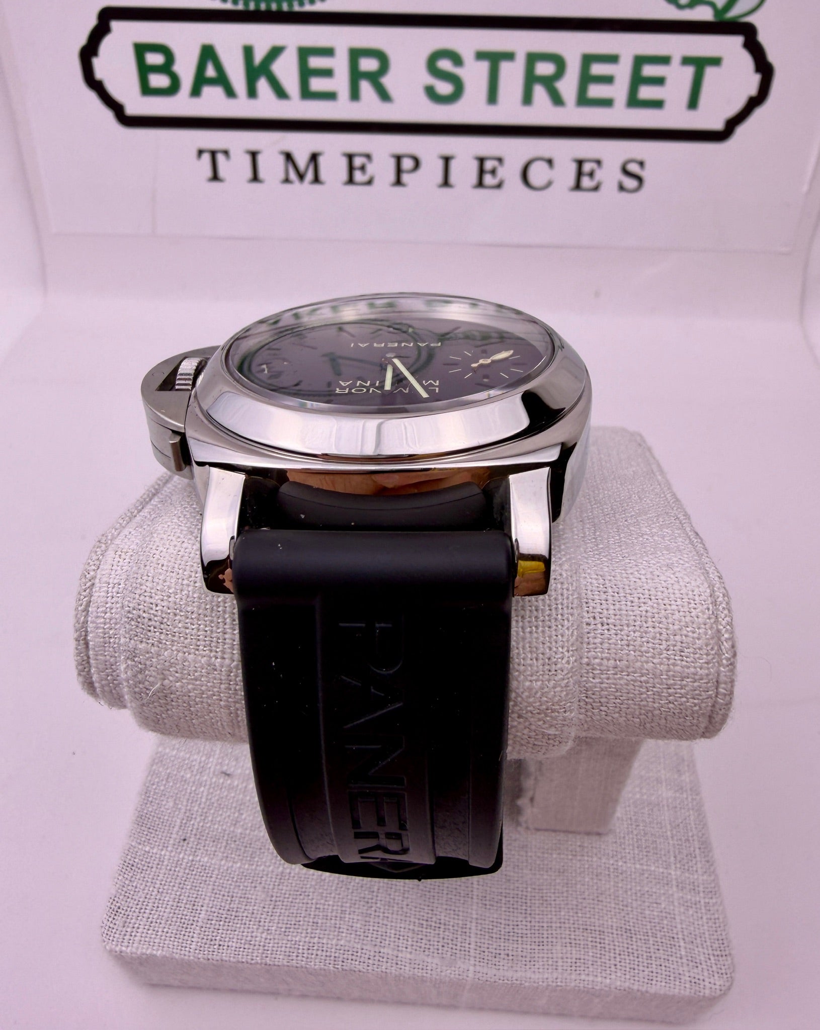 Case #413 — Panerai Luminor Black on Black Rubber Ref. PAM00111