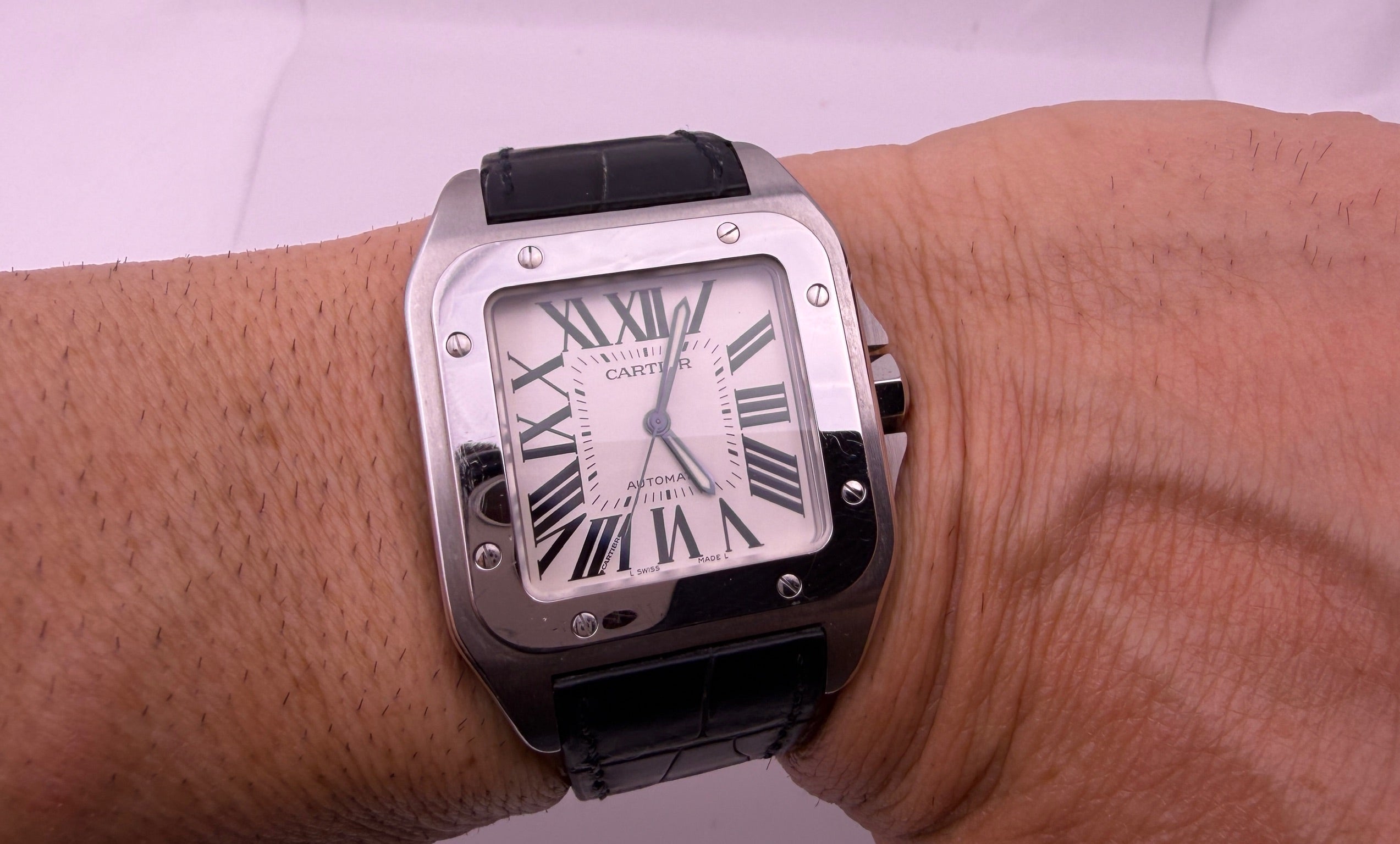 Case #426 — Cartier SA Santos 100 Ref. W20073X8