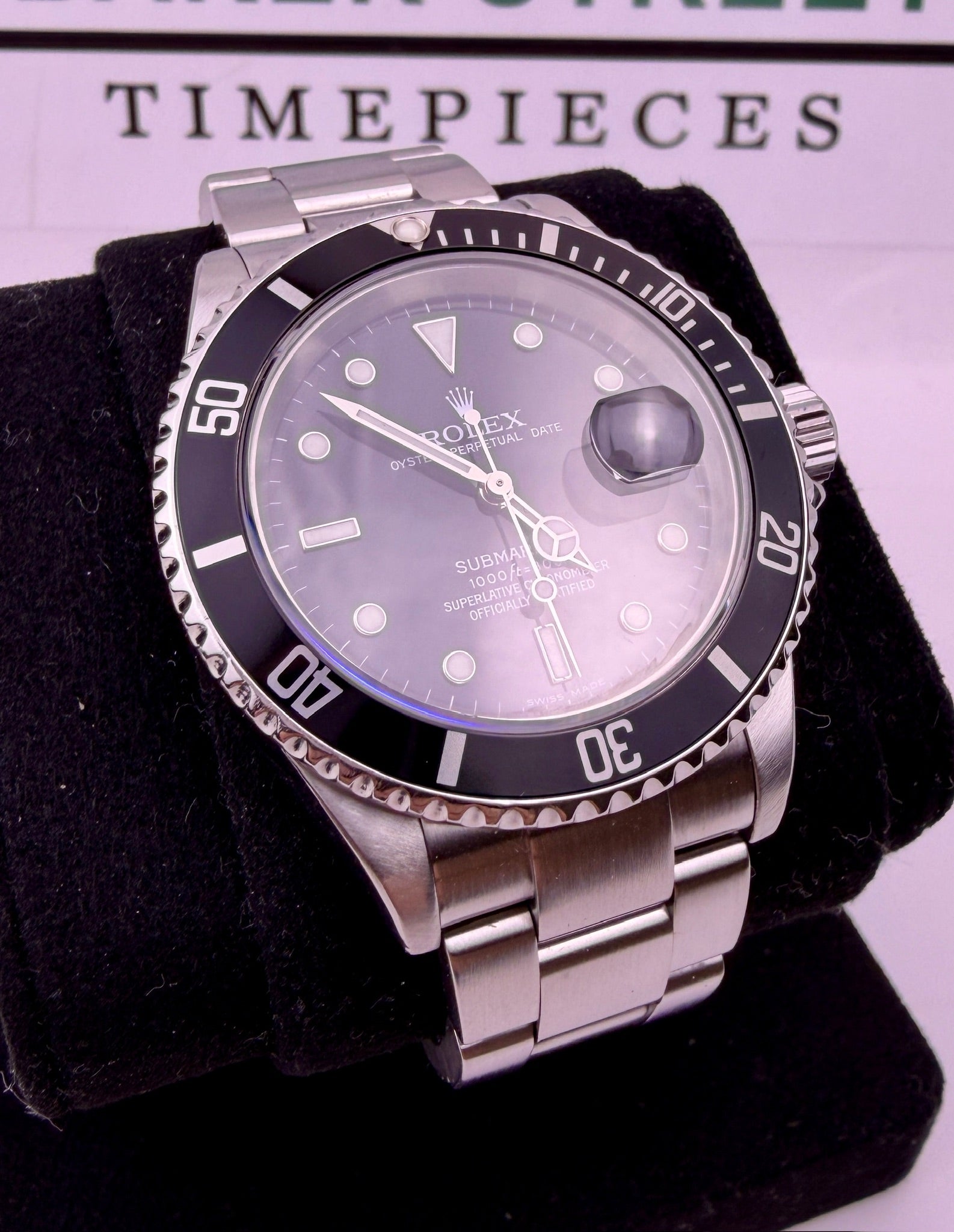 Case #414 — Rolex Submariner Date Black Ref. 16610