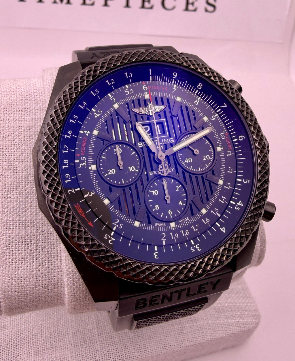 Case #439 — Breitling Bentley 6.75 Speed Midnight Carbon Ref. M44364