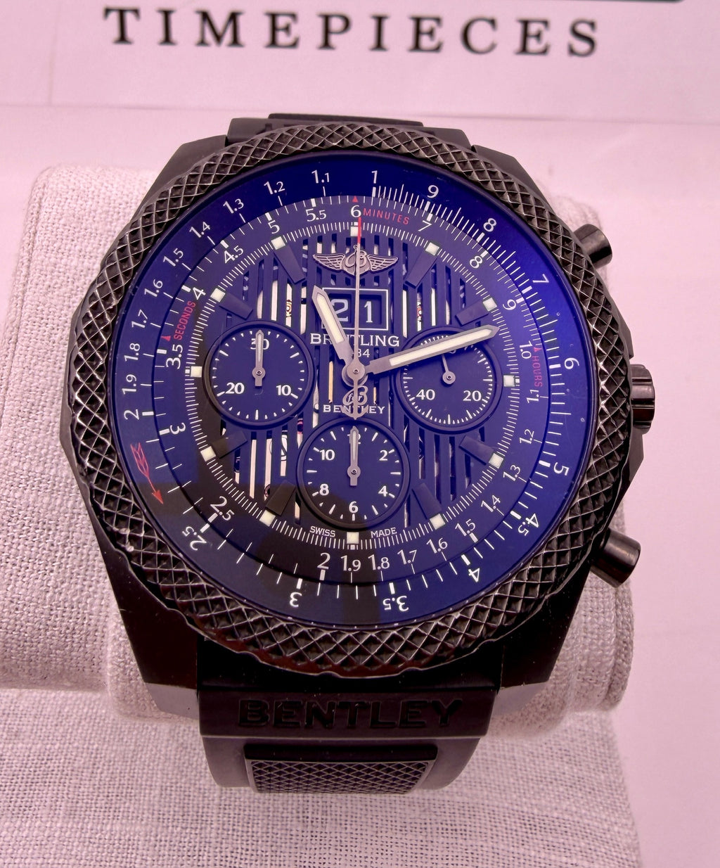 Case #439 — Breitling Bentley 6.75 Speed Midnight Carbon Ref. M44364