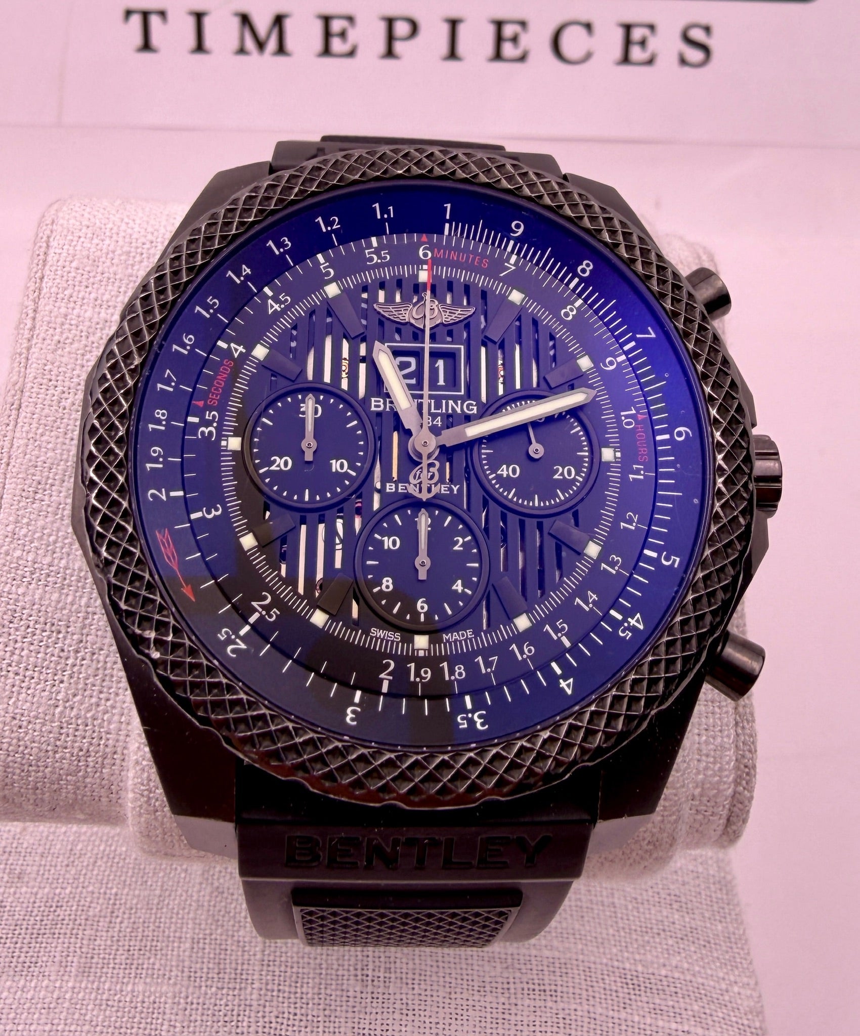 Case #439 — Breitling Bentley 6.75 Speed Midnight Carbon Ref. M44364
