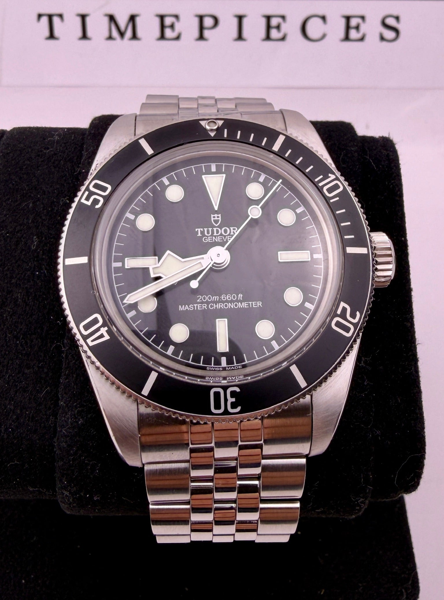 Case #411 — Tudor Black Bay 41 Heritage “Monochrome” on Five-Link Bracelet Ref. M7941A1A0NU-0003