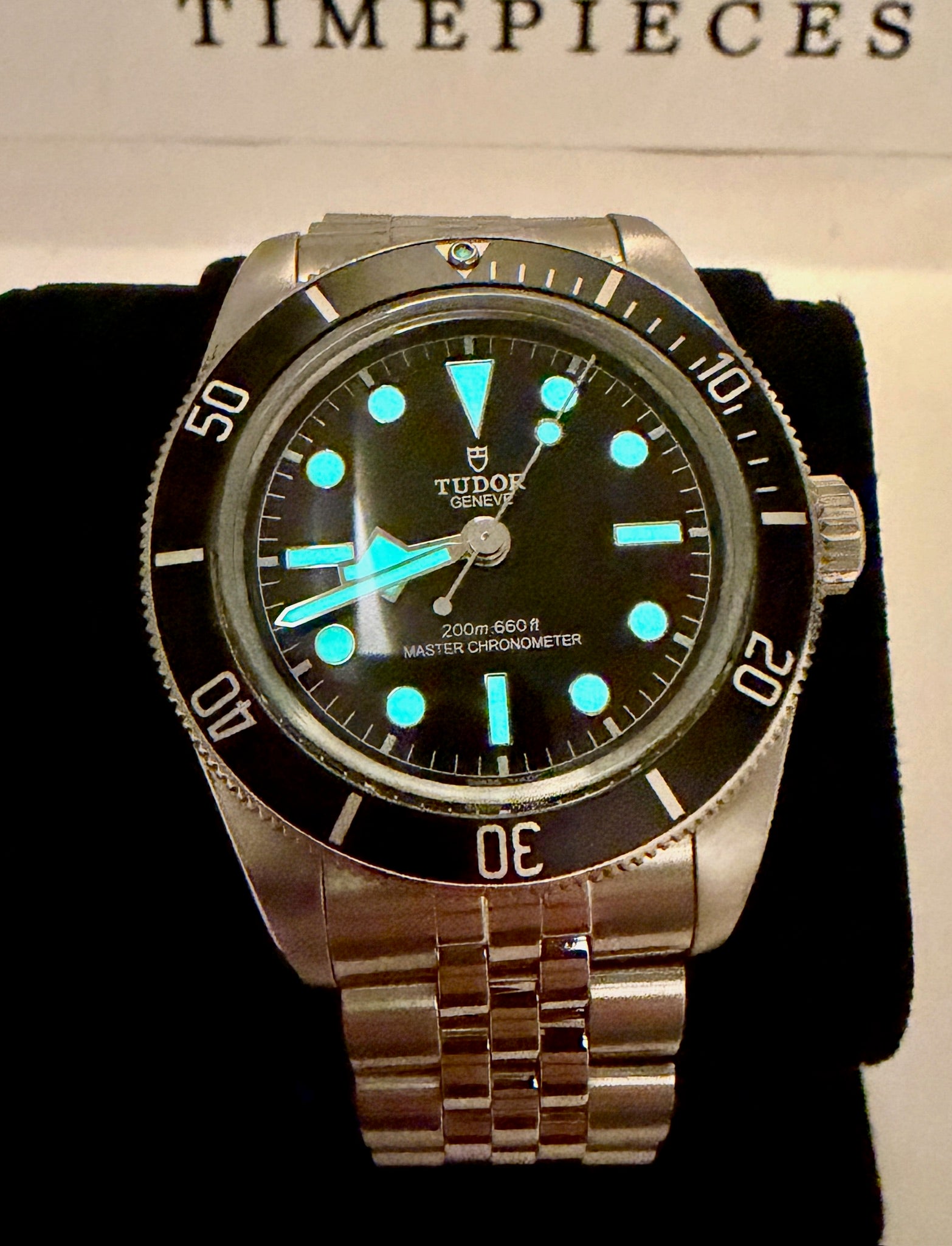 Case #411 — Tudor Black Bay 41 Heritage “Monochrome” on Five-Link Bracelet Ref. M7941A1A0NU-0003