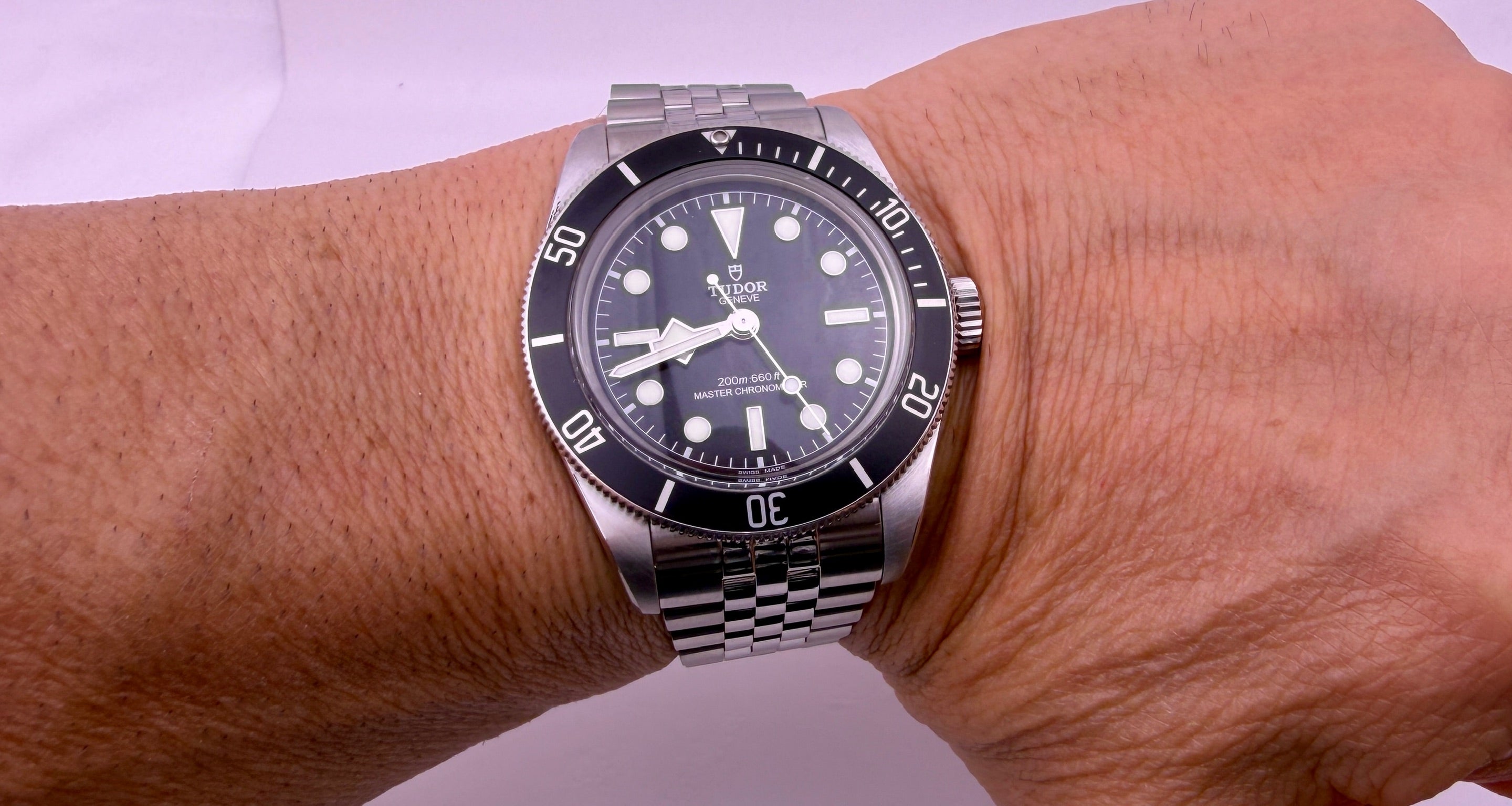 Case #411 — Tudor Black Bay 41 Heritage “Monochrome” on Five-Link Bracelet Ref. M7941A1A0NU-0003