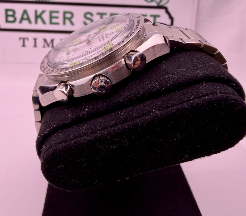 Case #436 — Omega Speedmaster Reduced Mother of Pearl Green Ref. 3834.72.35