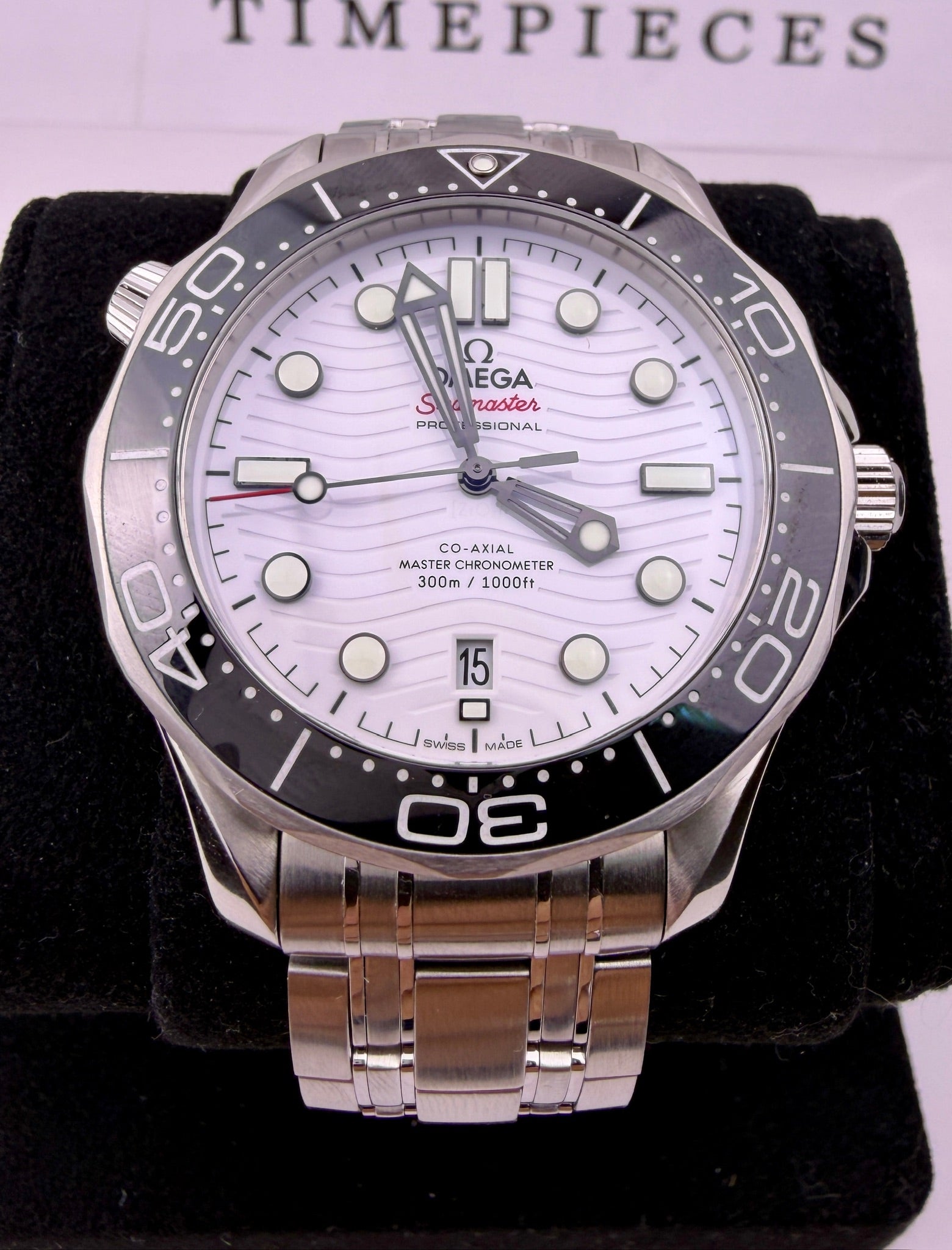 Case #440 — Omega Seamaster Professional White / Black Ref. 210.30.42.20.04.001