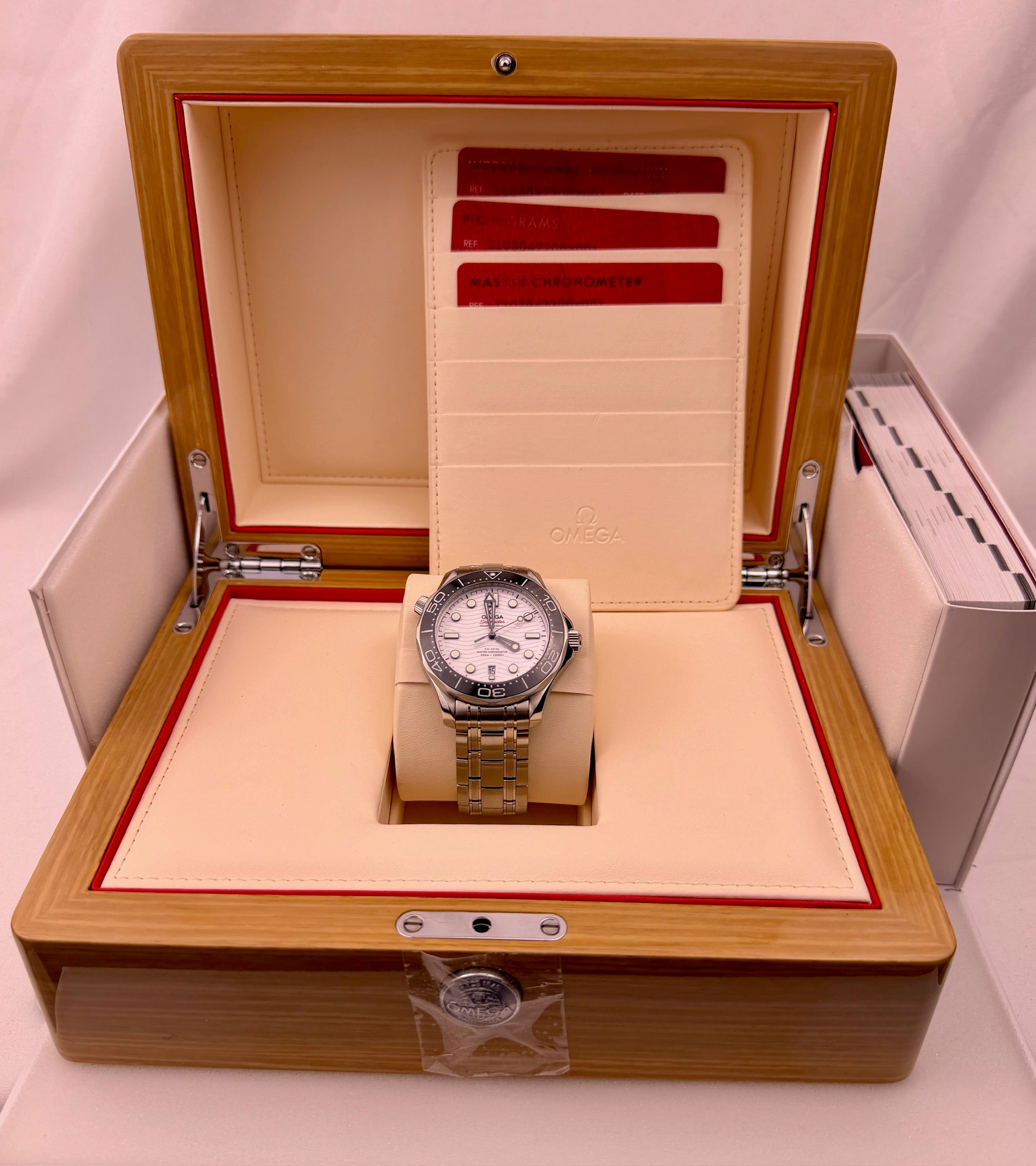 Case #440 — Omega Seamaster Professional White / Black Ref. 210.30.42.20.04.001