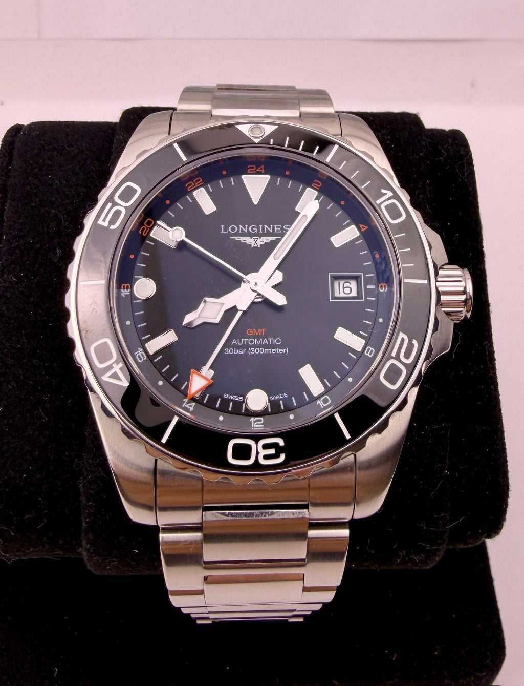 Case #446 — Longines HydroConquest GMT Black Ref. L3.790.4.56.6