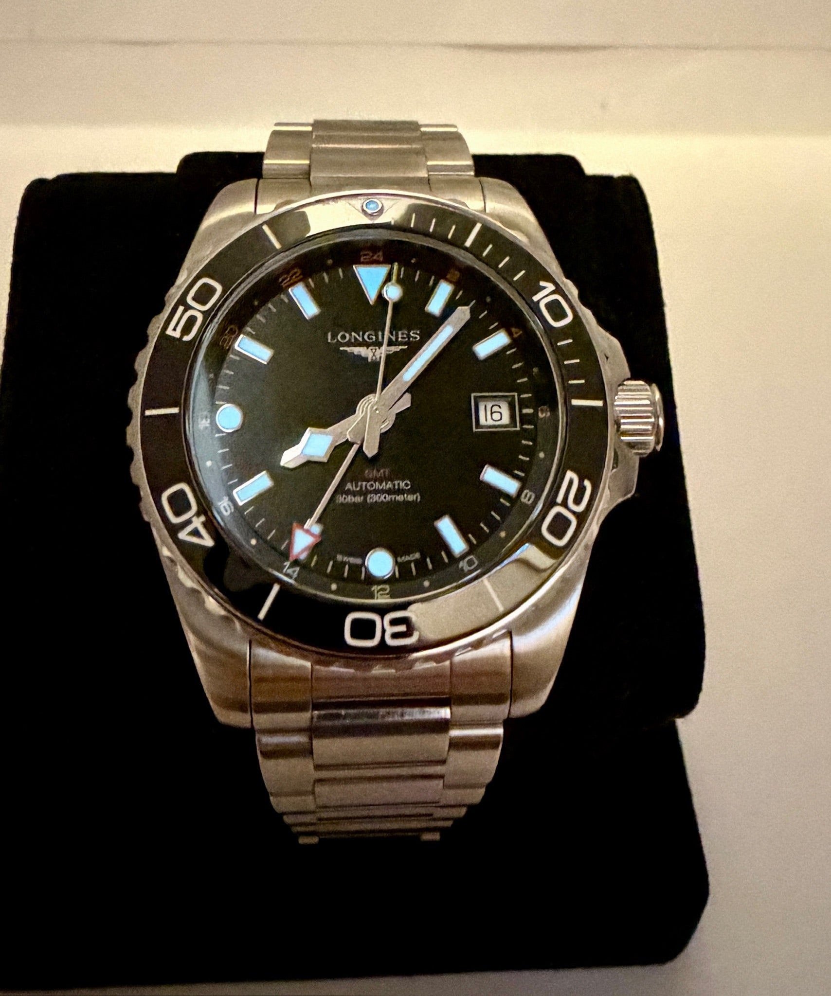 Case #446 — Longines HydroConquest GMT Black Ref. L3.790.4.56.6