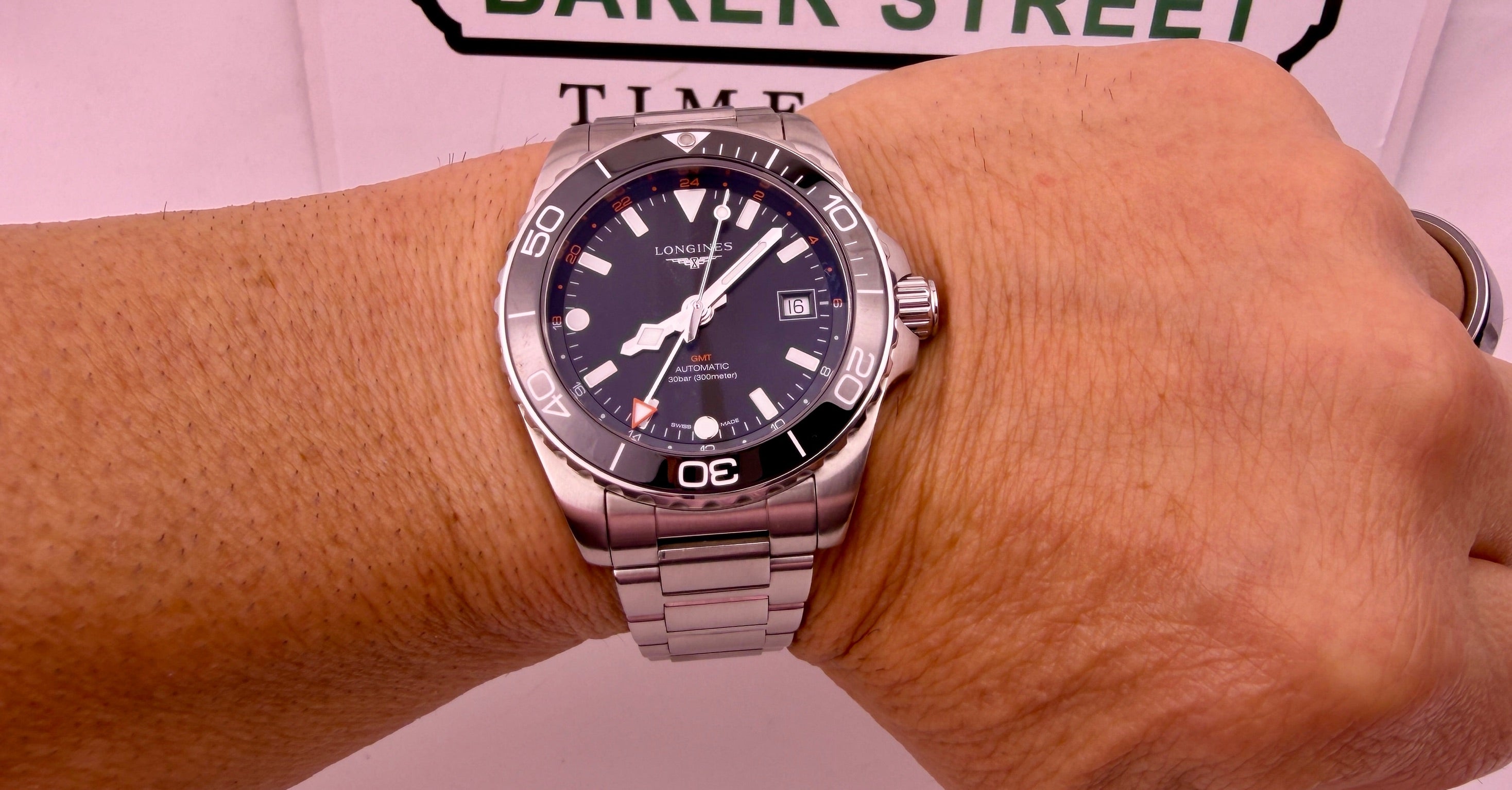 Case #446 — Longines HydroConquest GMT Black Ref. L3.790.4.56.6