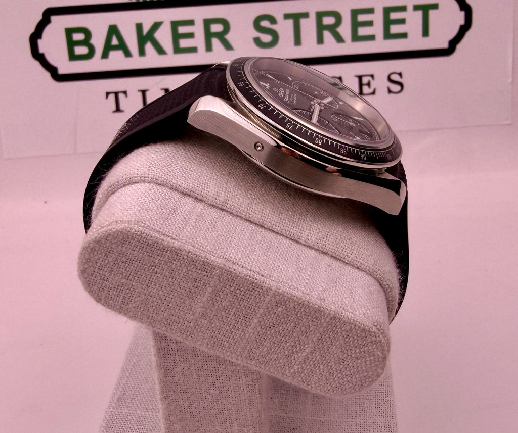 Case #410 — Omega Speedmaster Racing Black on Rubber Strap Ref. 326.32.40.50.01.001