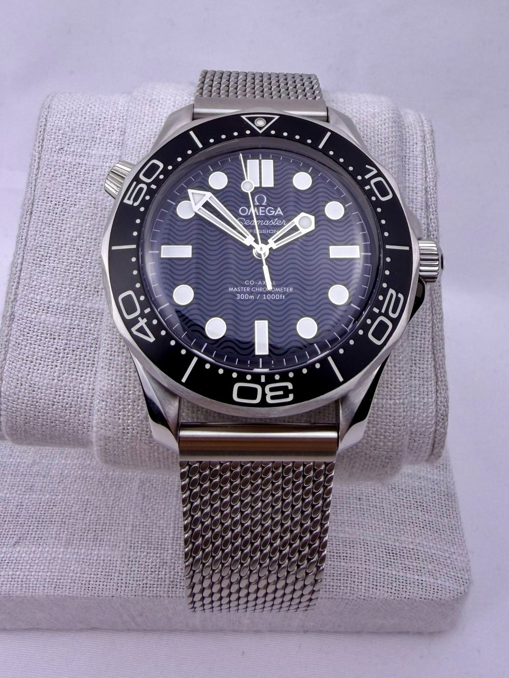 Case #430 — Omega Seamaster Professional 300 Black on Mesh Ref. 210.30.42.20.01.010