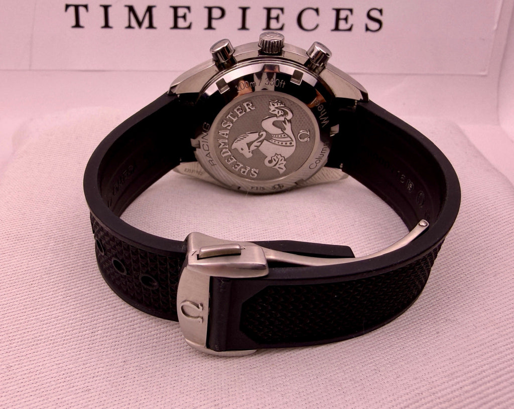 Case #410 — Omega Speedmaster Racing Black on Rubber Strap Ref. 326.32.40.50.01.001