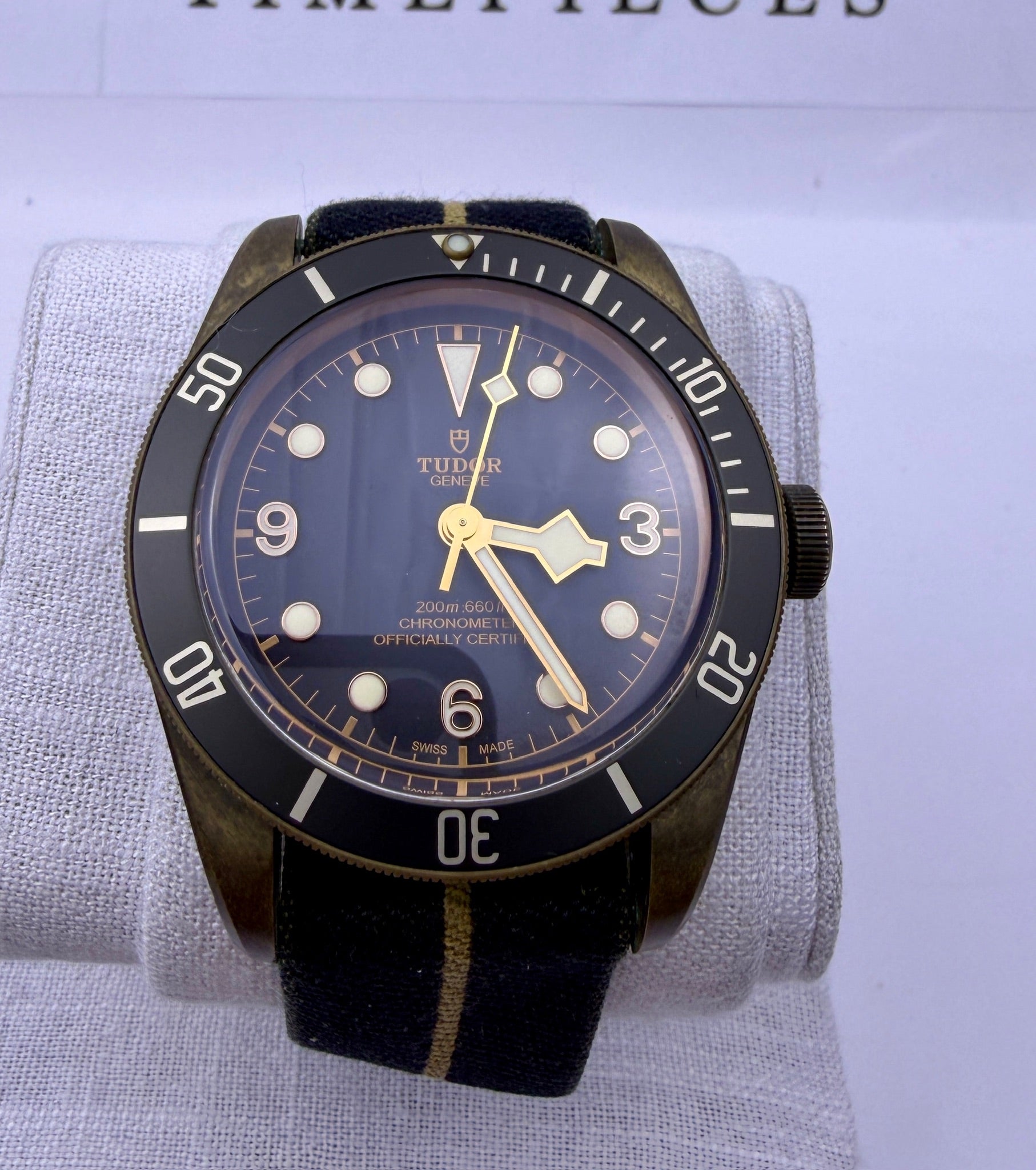 Case #452 — Tudor Black Bay Bronze on NATO Strap Ref. 79250BA
