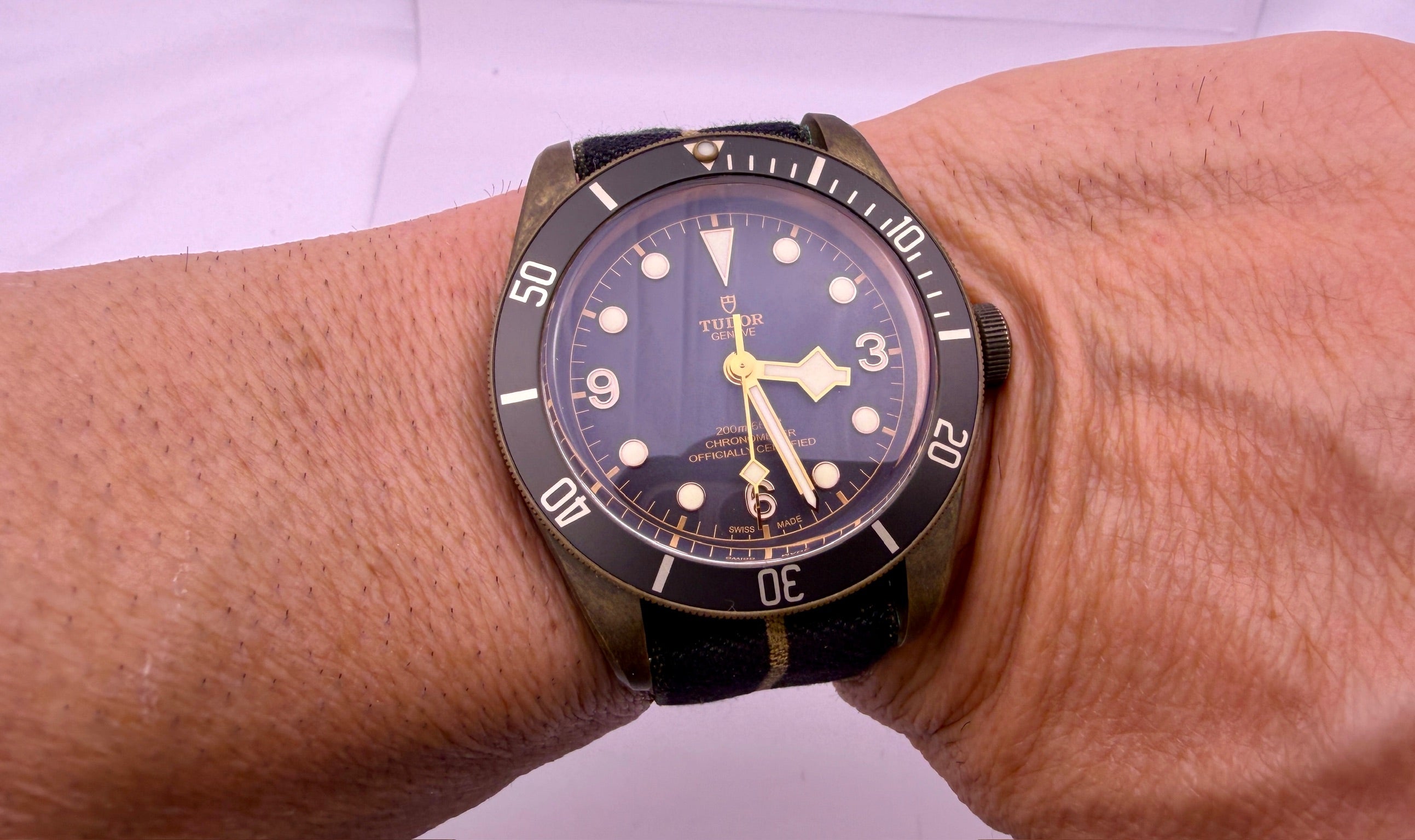 Case #452 — Tudor Black Bay Bronze on NATO Strap Ref. 79250BA