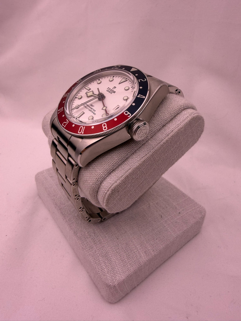 Case #466 — Tudor Black Bay GMT “Pepsi Opaline” Ref. 79830RB