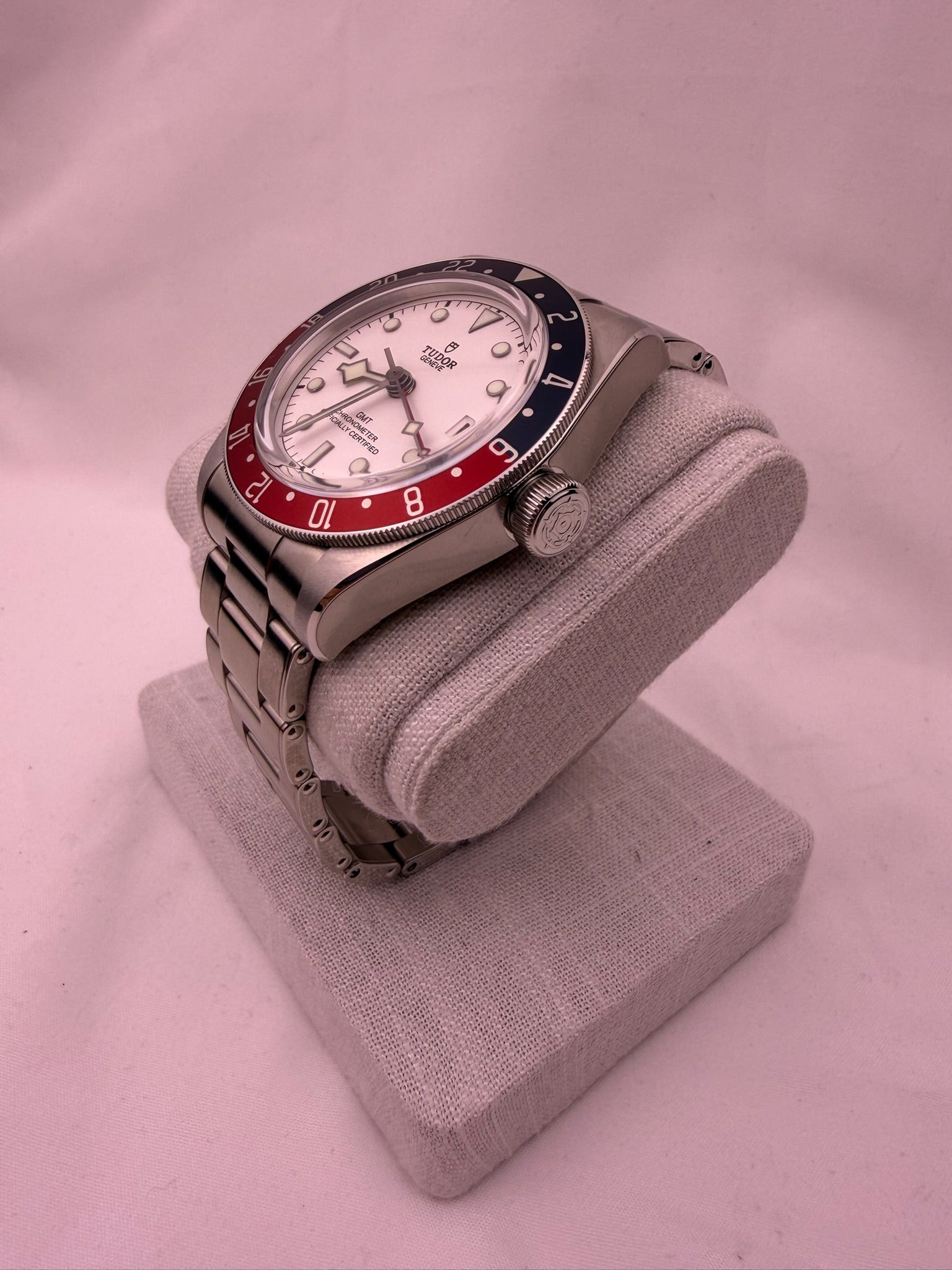 Case #466 — Tudor Black Bay GMT “Pepsi Opaline” Ref. 79830RB