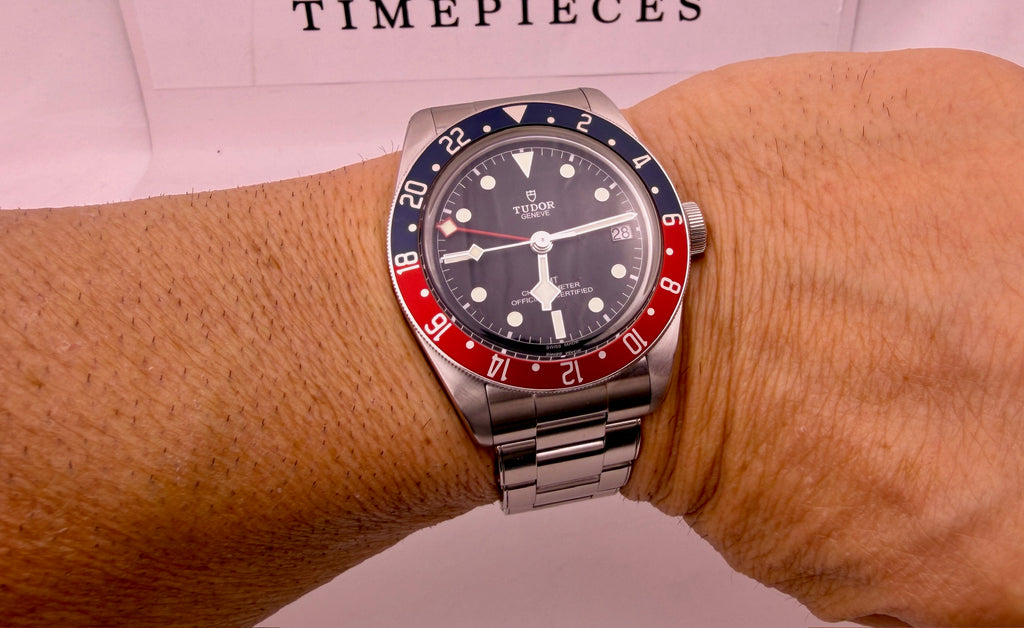 Case #448 — Tudor Black Bay GMT “Pepsi” Black on Oyster Ref. M79830RB
