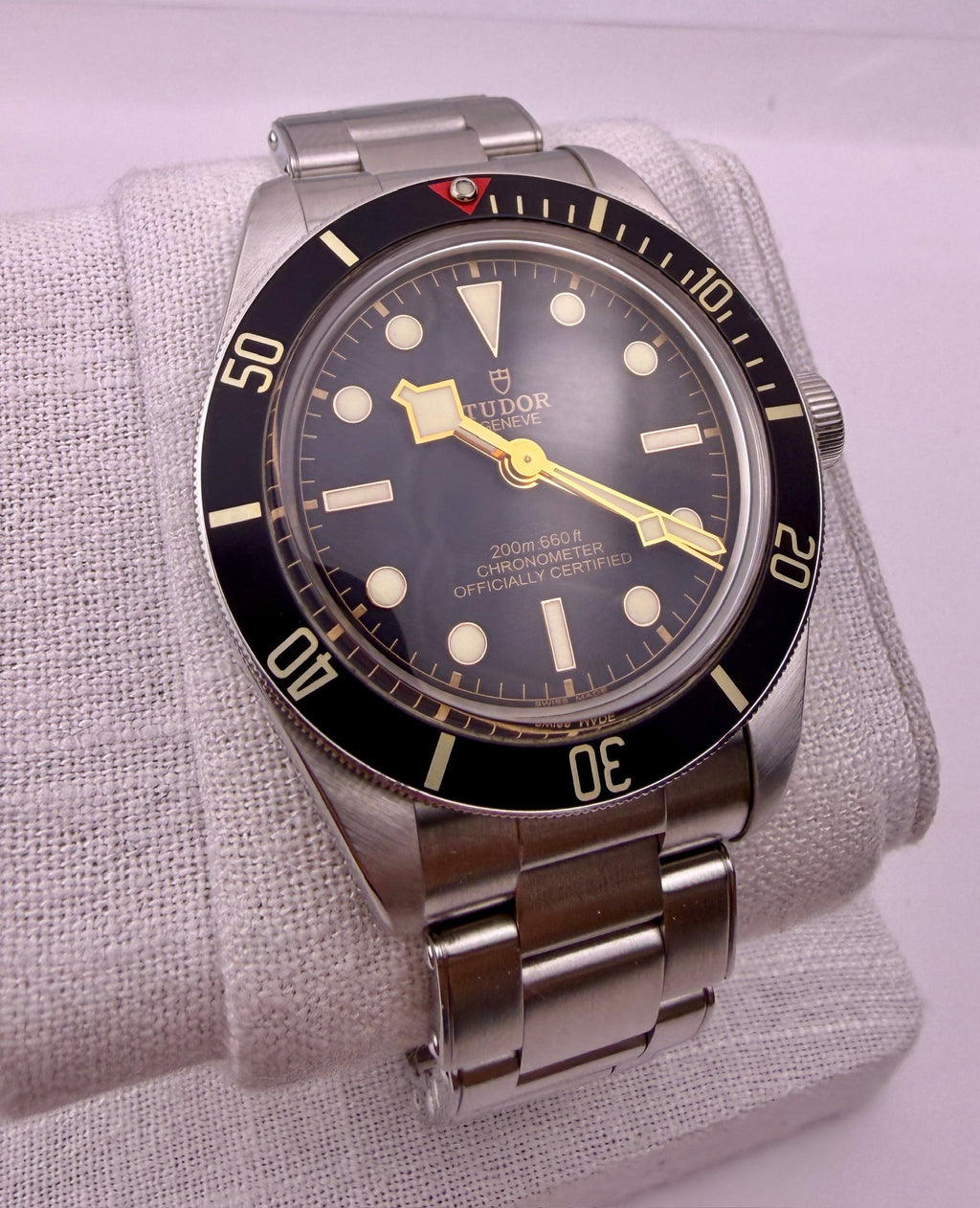 Case #450 — Tudor Black Bay 58 Black / Gilt on Oyster Bracelet Ref. M79030N