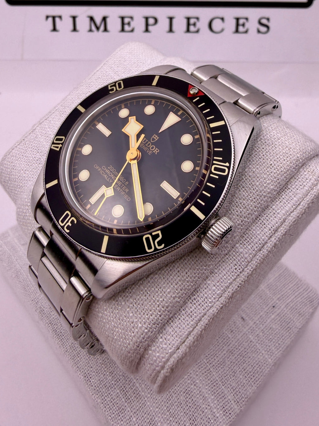 Case #450 — Tudor Black Bay 58 Black / Gilt on Oyster Bracelet Ref. M79030N