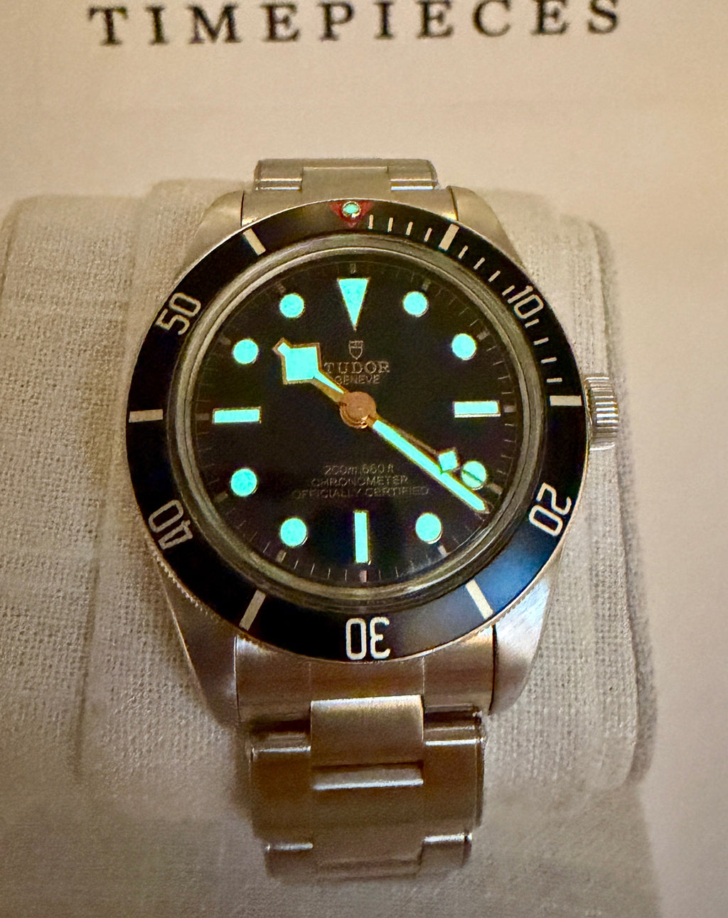 Case #450 — Tudor Black Bay 58 Black / Gilt on Oyster Bracelet Ref. M79030N