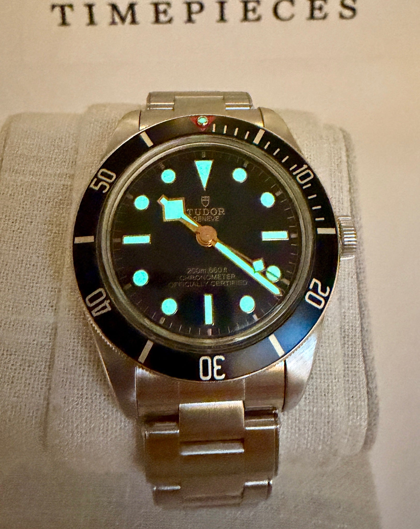 Case #450 — Tudor Black Bay 58 Black / Gilt on Oyster Bracelet Ref. M79030N