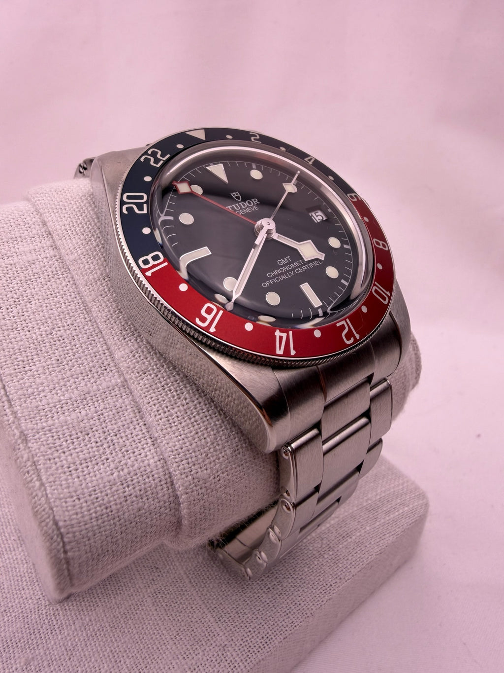 Case #438 — Tudor Black Bay GMT “Pepsi” Black Dial Ref. 79830RB