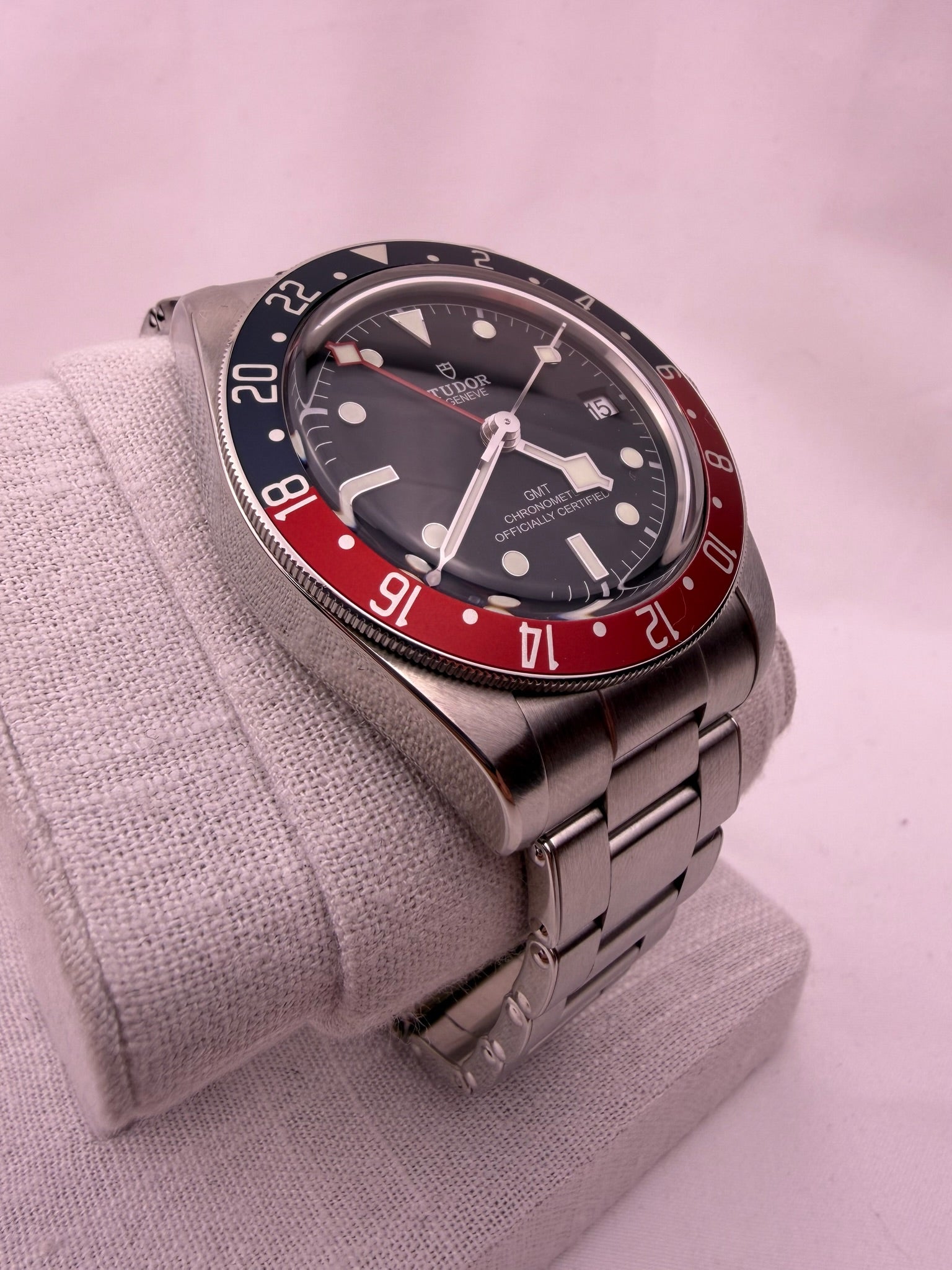 Case #438 — Tudor Black Bay GMT “Pepsi” Black Dial Ref. 79830RB