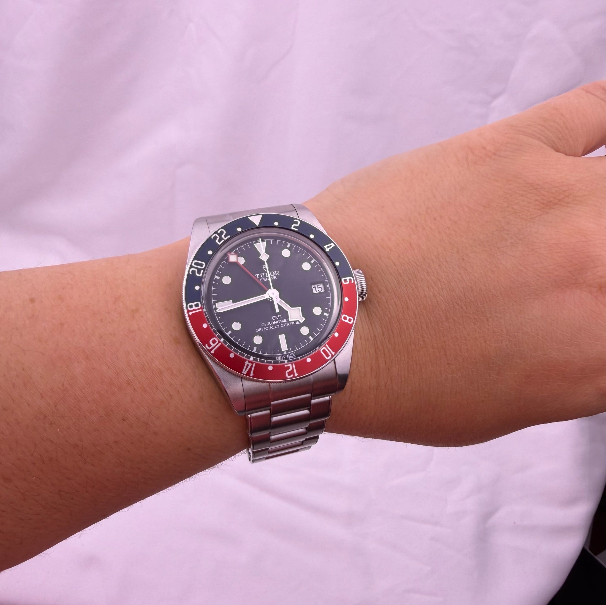 Case #438 — Tudor Black Bay GMT “Pepsi” Black Dial Ref. 79830RB