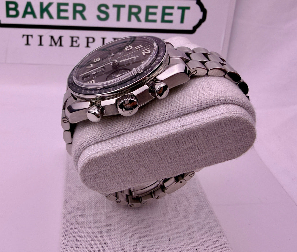 Case #444 — Omega Speedmaster 38 Co-Axial Chronograph, grey dial Ref. 324.30.38.40.06.001
