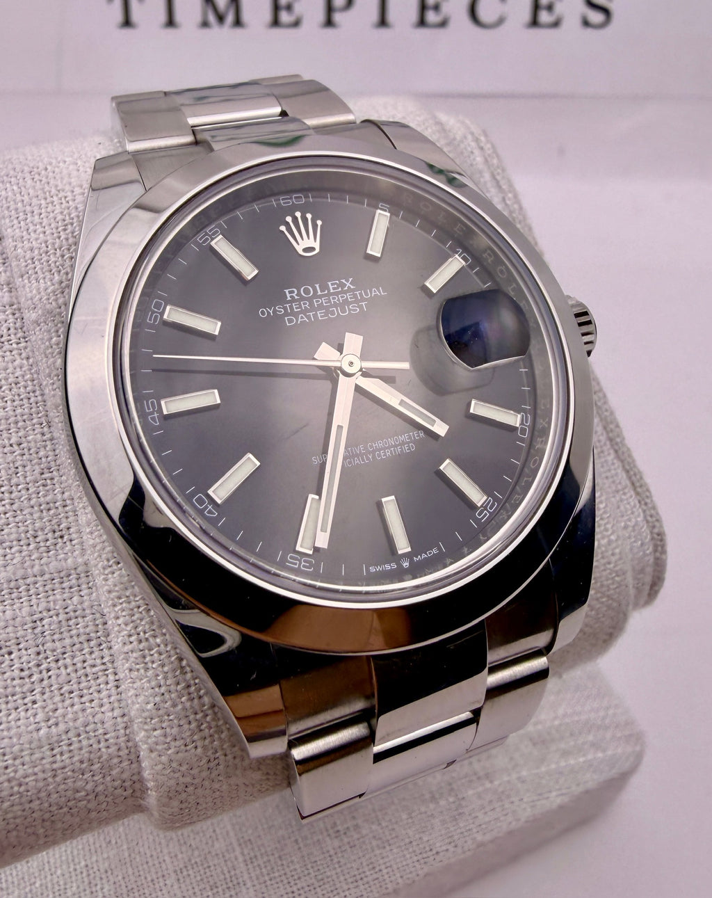 Case #478 — Rolex 41MM Datejust Oyster Bracelet Ref. 126300