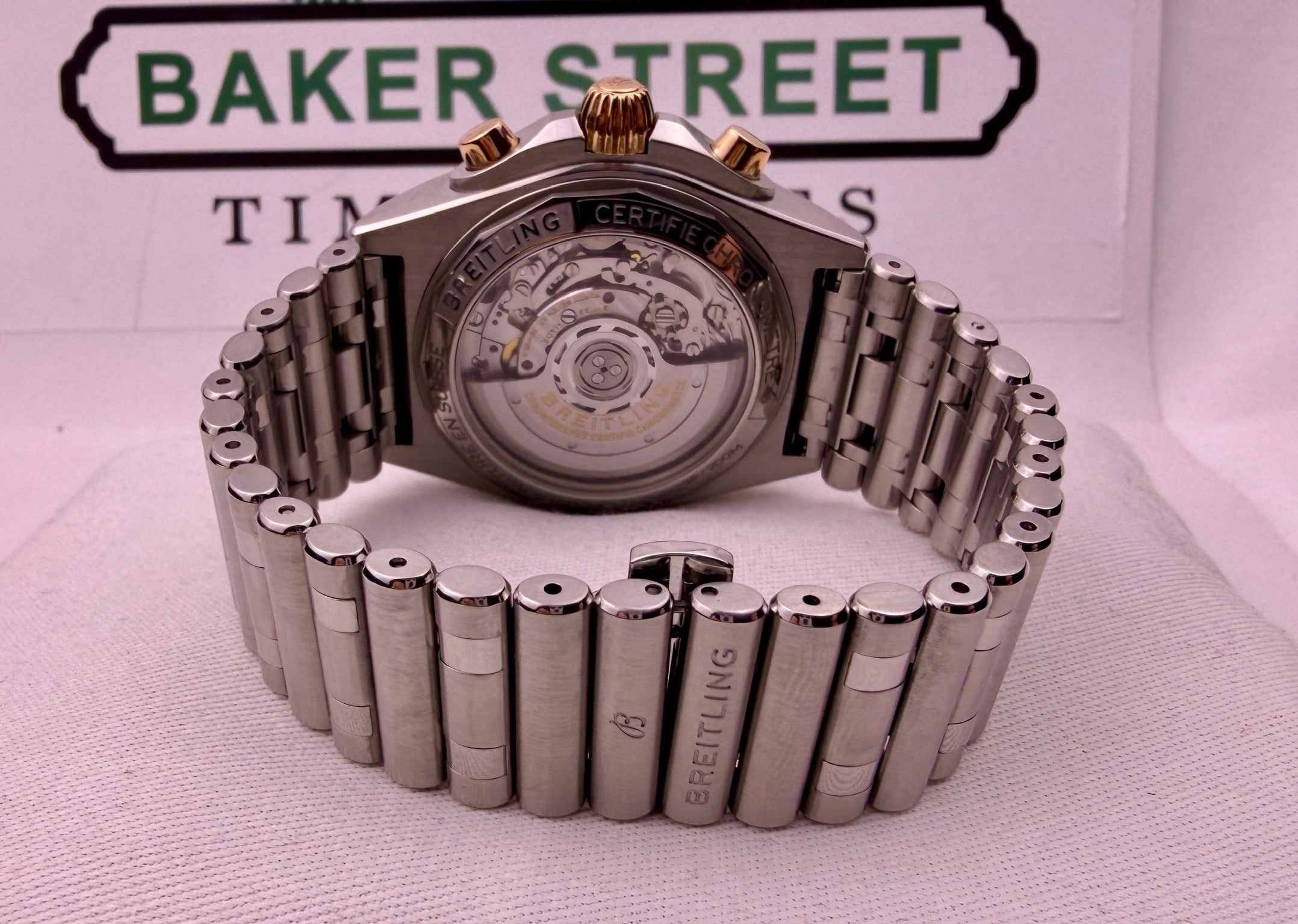 Case #457 — Breitling Chronomat (Two Tone Rose) Ref. IB0134101G1A1