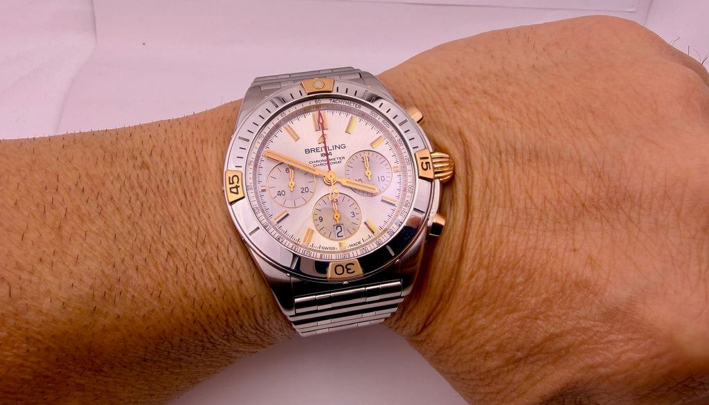 Case #457 — Breitling Chronomat (Two Tone Rose) Ref. IB0134101G1A1