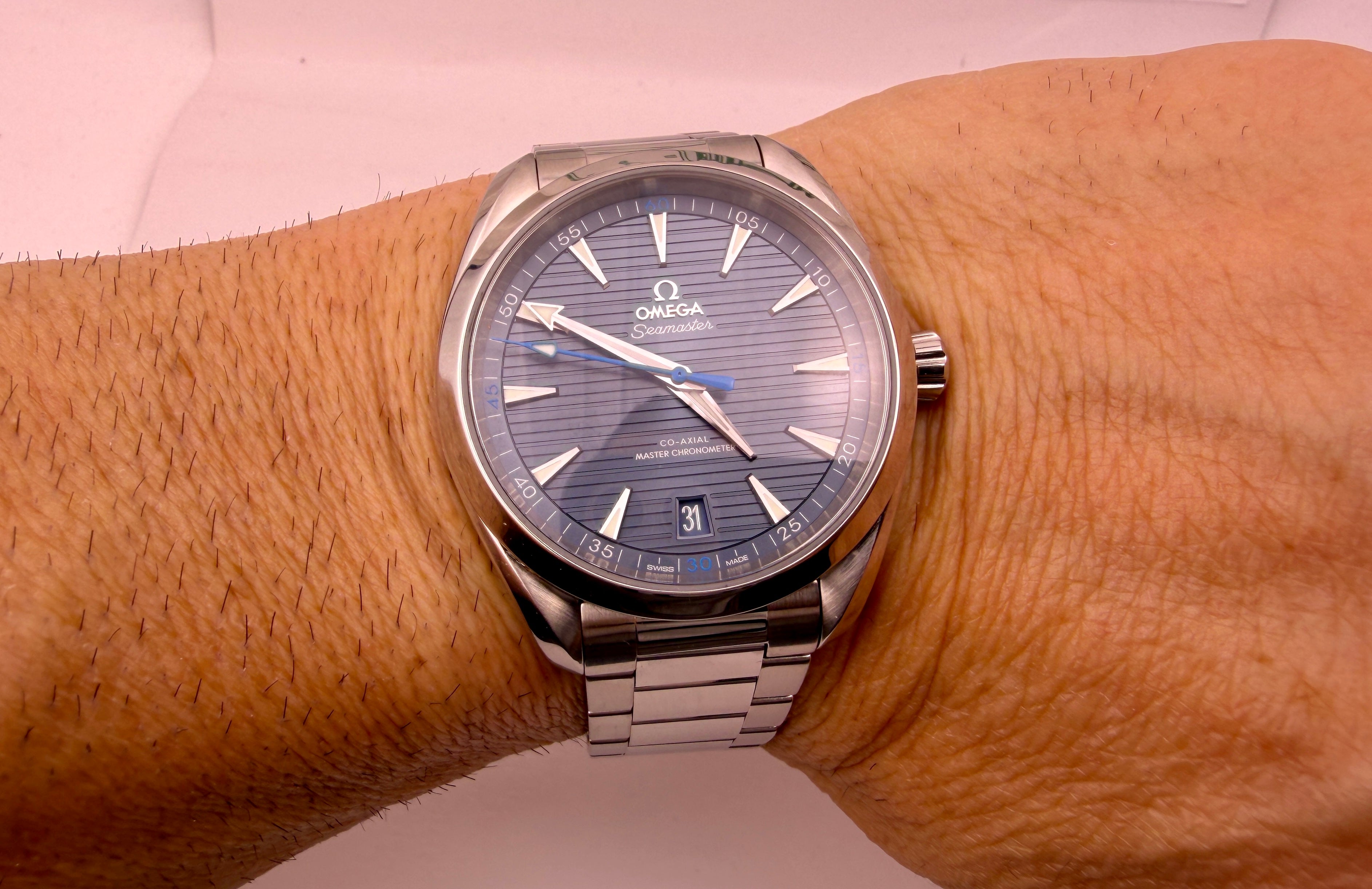Case #475 — Omega Seamaster Aqua Terra 41MM Blue Ref. 220.10.41.21.03.002